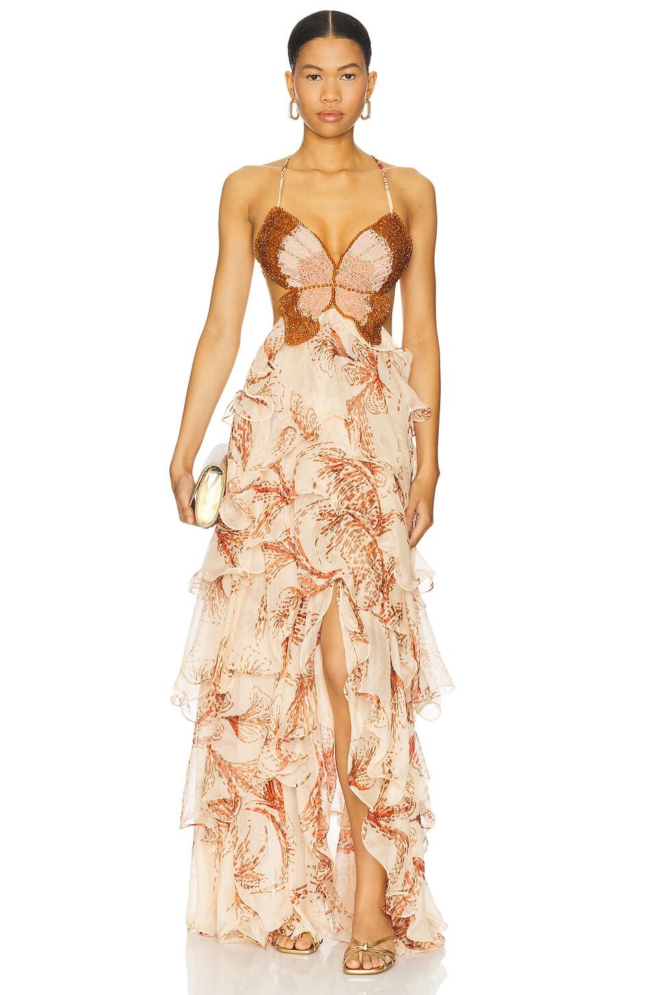 Sunset Butterfly Maxi Dress Product Image