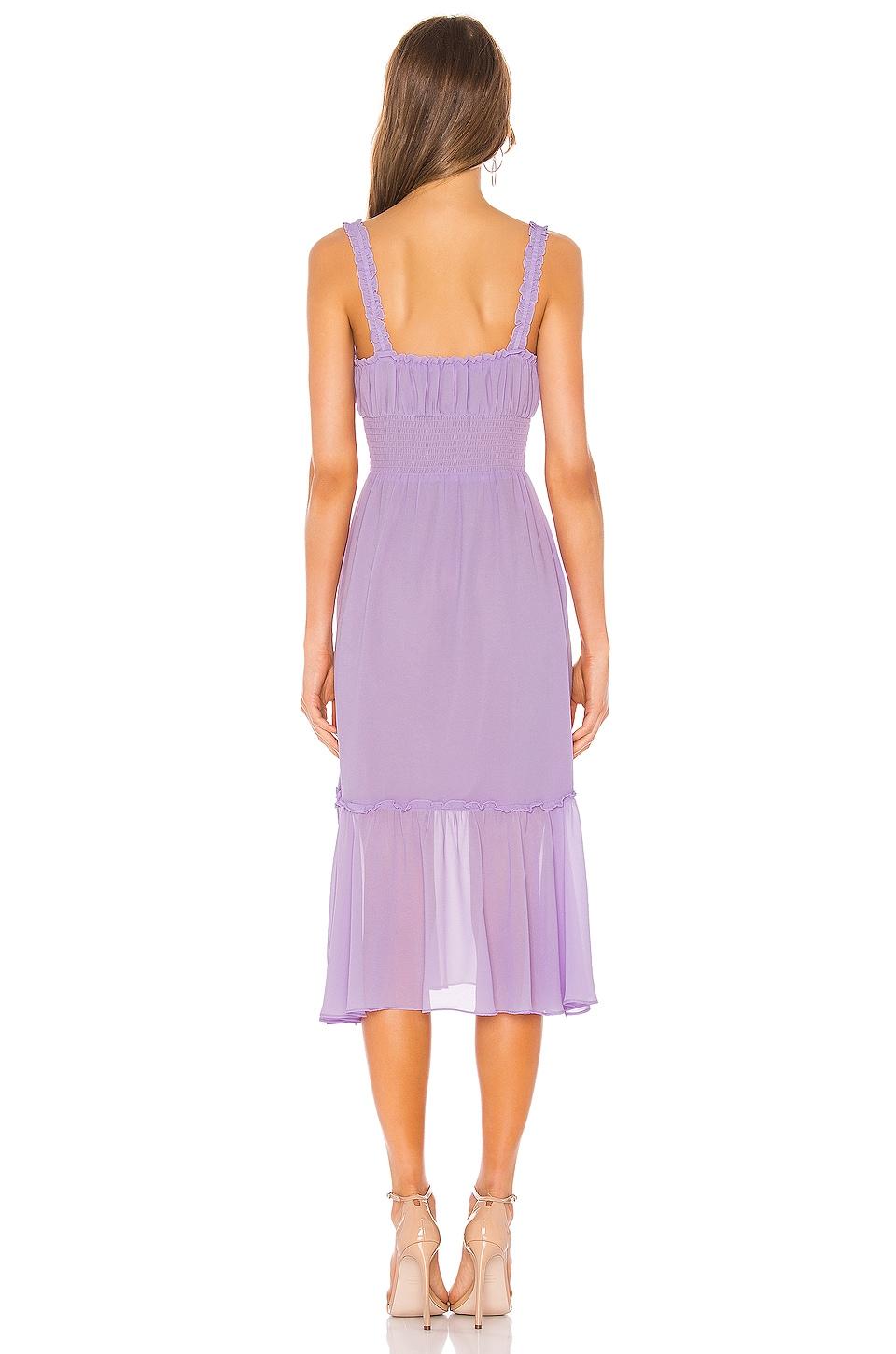 Lovers and Friends Arden Midi Dress in Lilac Purple Product Image