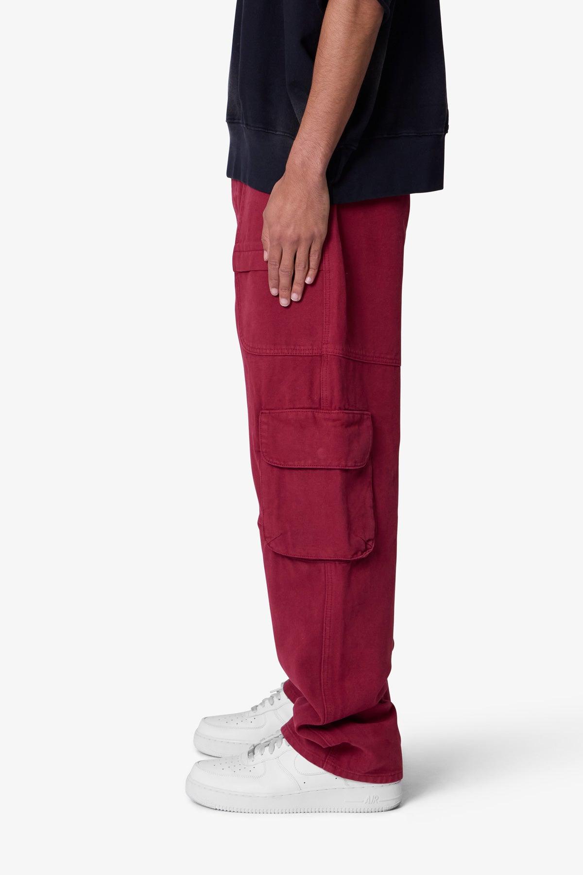 Ultra Baggy Pocketeer Denim - Burgundy Product Image