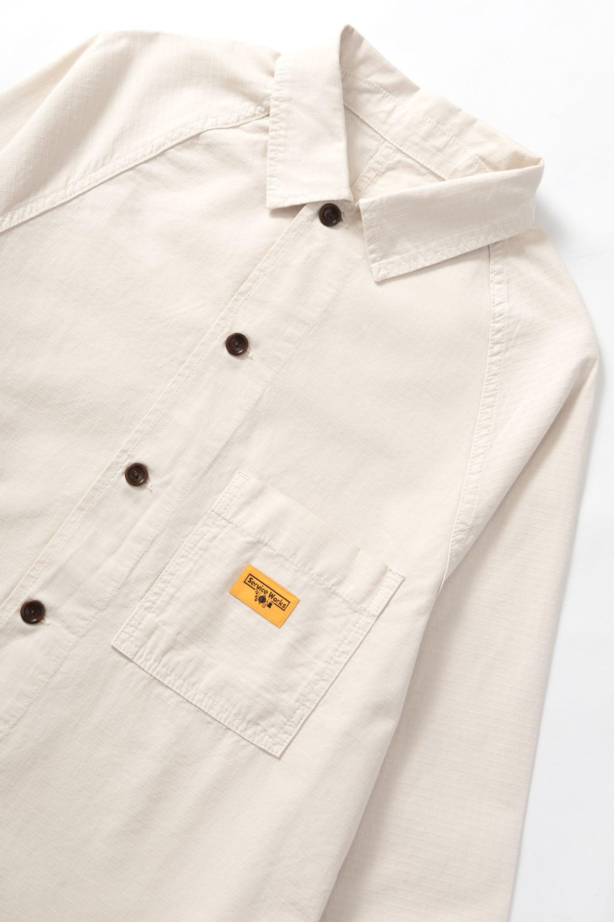 Service Works - Ripstop Front Of House Jacket - Bone Product Image