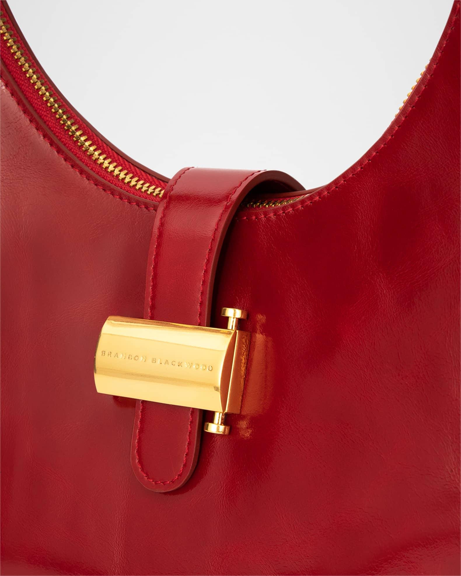 Sara Zip Leather Shoulder Bag Product Image