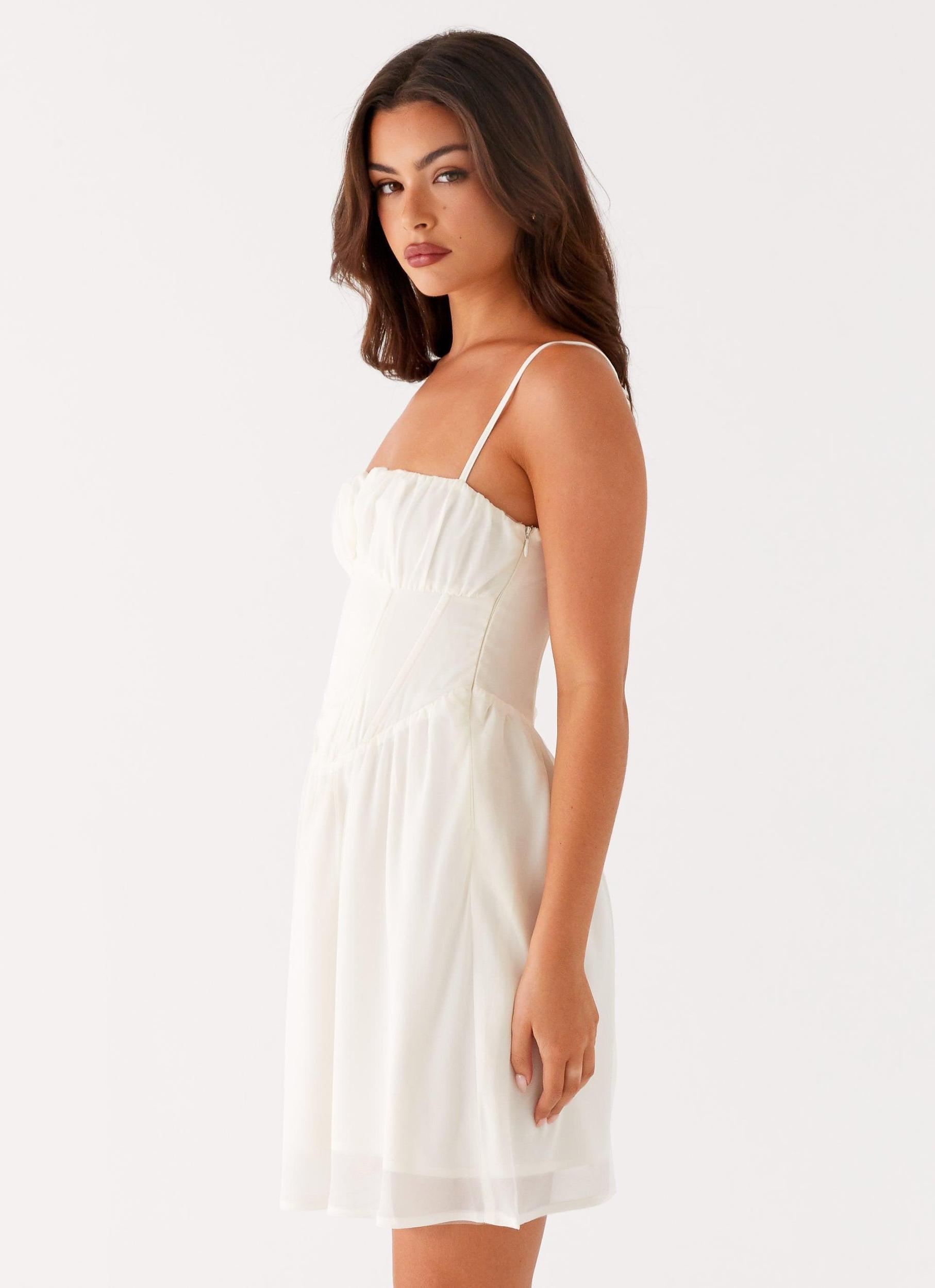 Harmony Mini Dress - Ivory Product Image