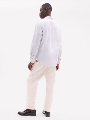 Regular Fit Stripe Stretch Poplin Shirt Product Image