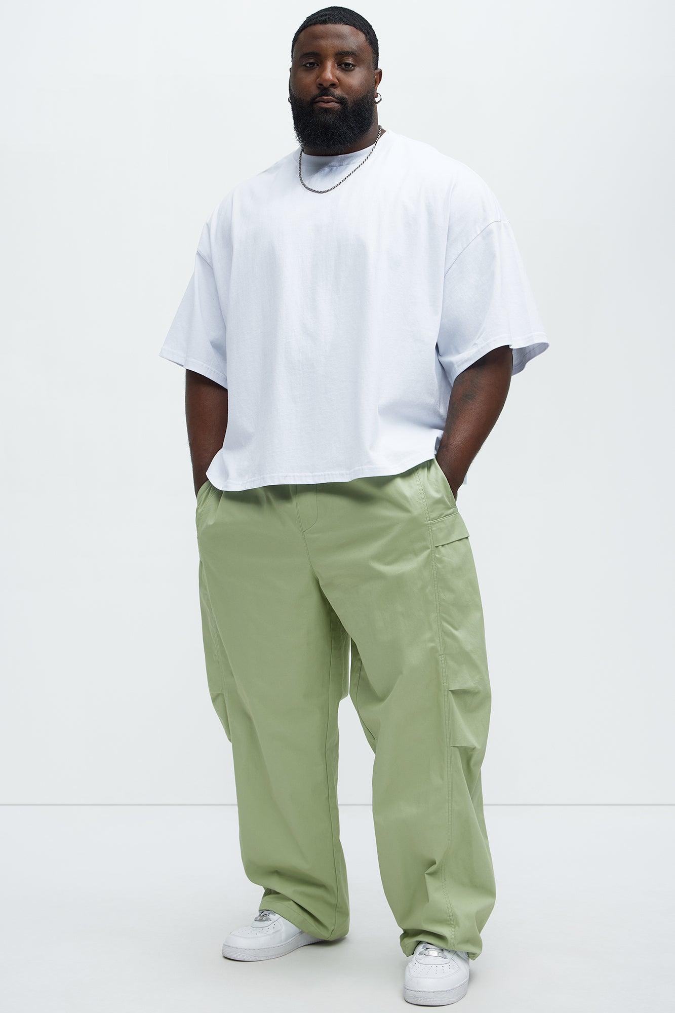 Baggy Chase Utility Cargo Pants - Sage Product Image