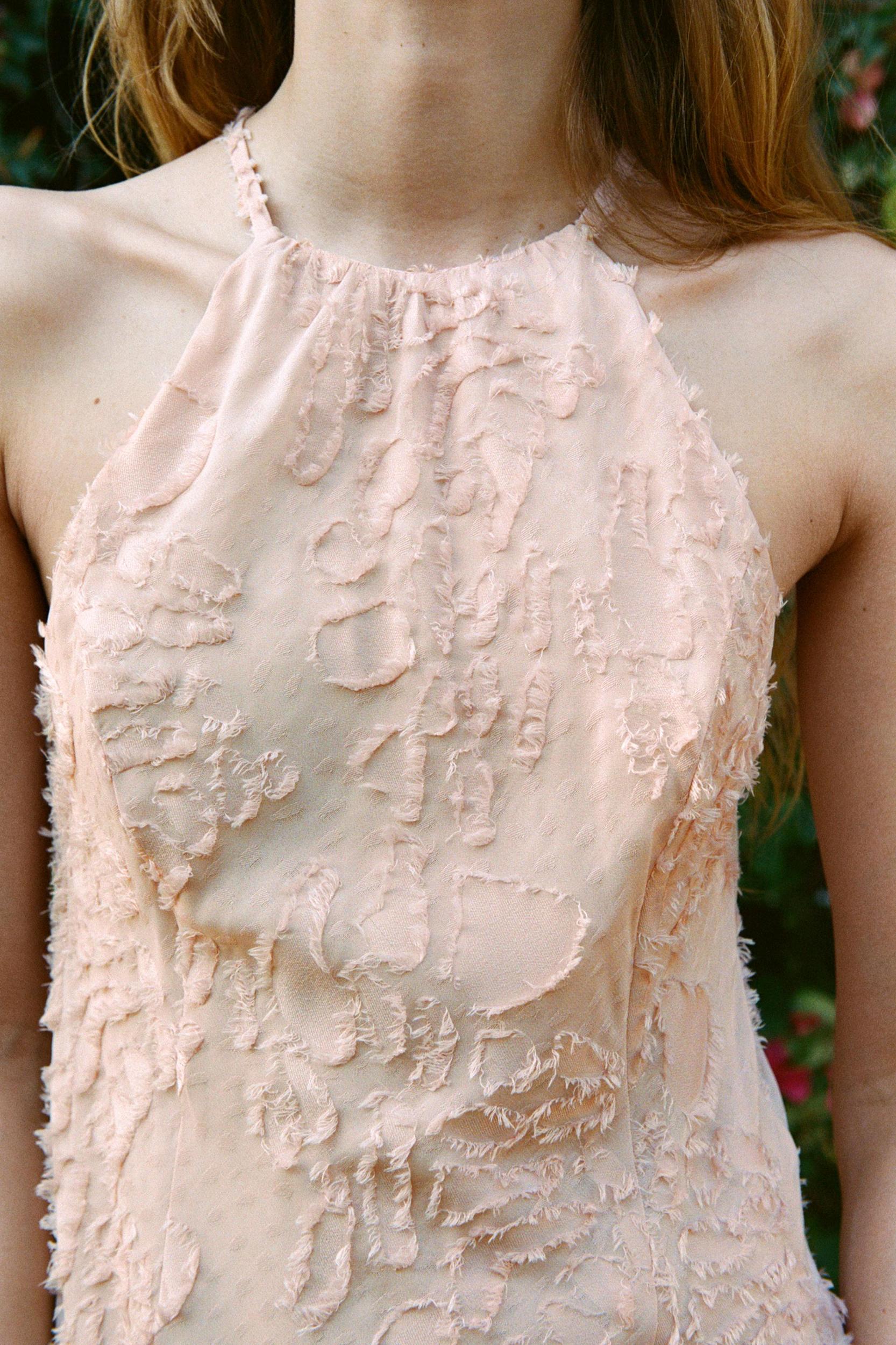 STRUCTURED HALTER DRESS Product Image