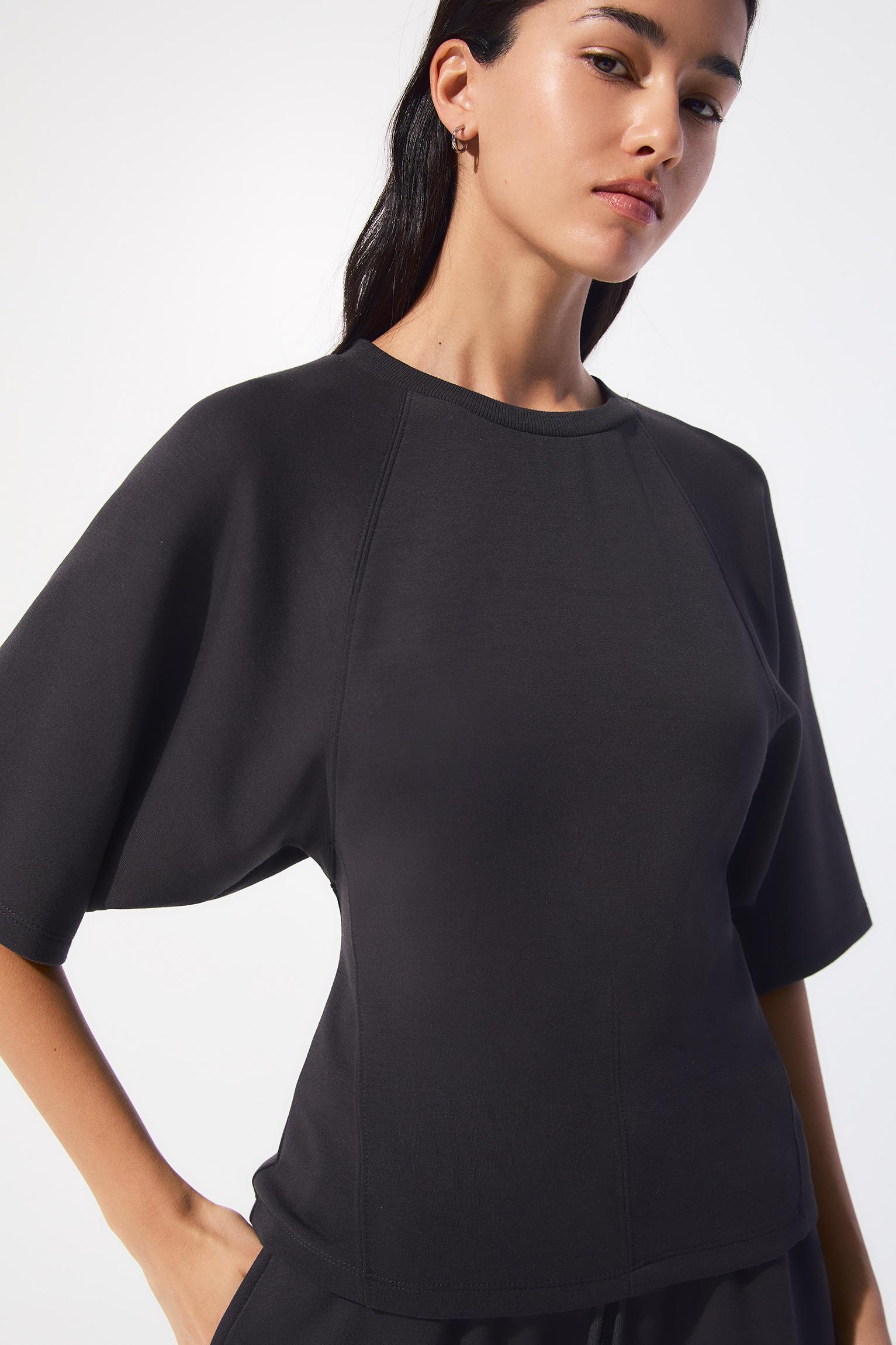 Soft touch short sleeve sweatshirt Product Image