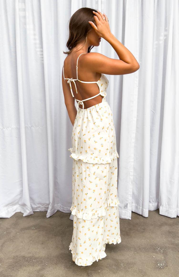 Victoria Tie Back Floral Maxi Dress Product Image