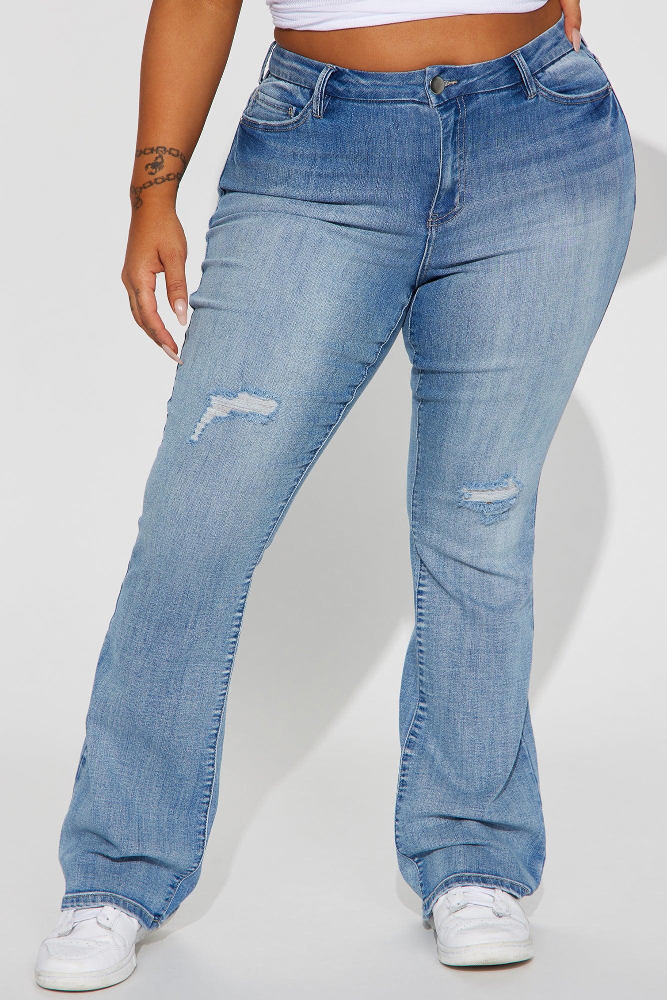 Right On Time Stretch Bootcut Jean - Medium Wash Product Image