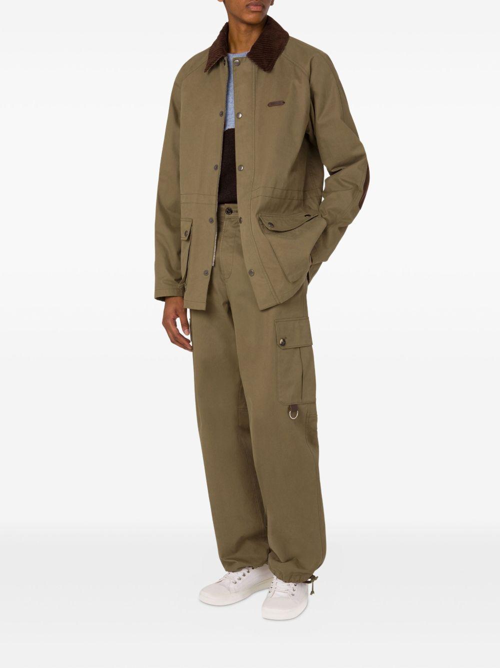 corduroy-collar coat Product Image