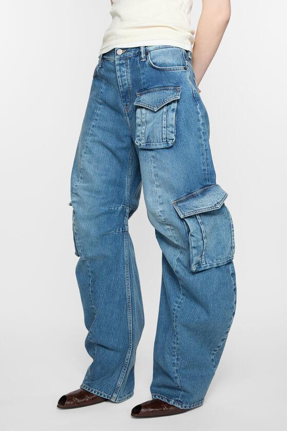 Denim cargo trousers Product Image