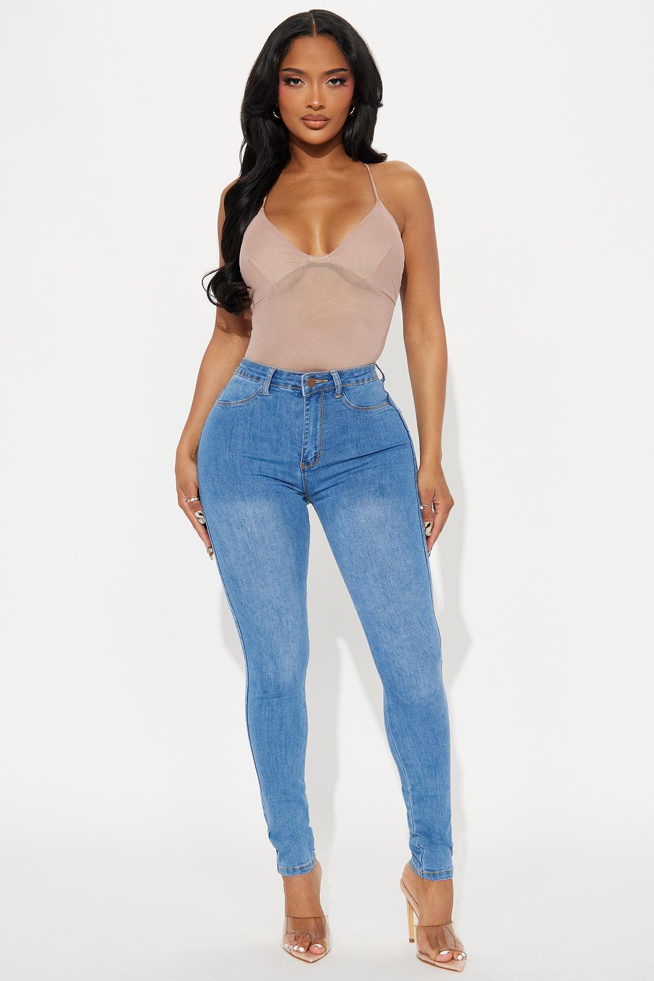 Step Out Mesh Bodysuit - Mocha Product Image