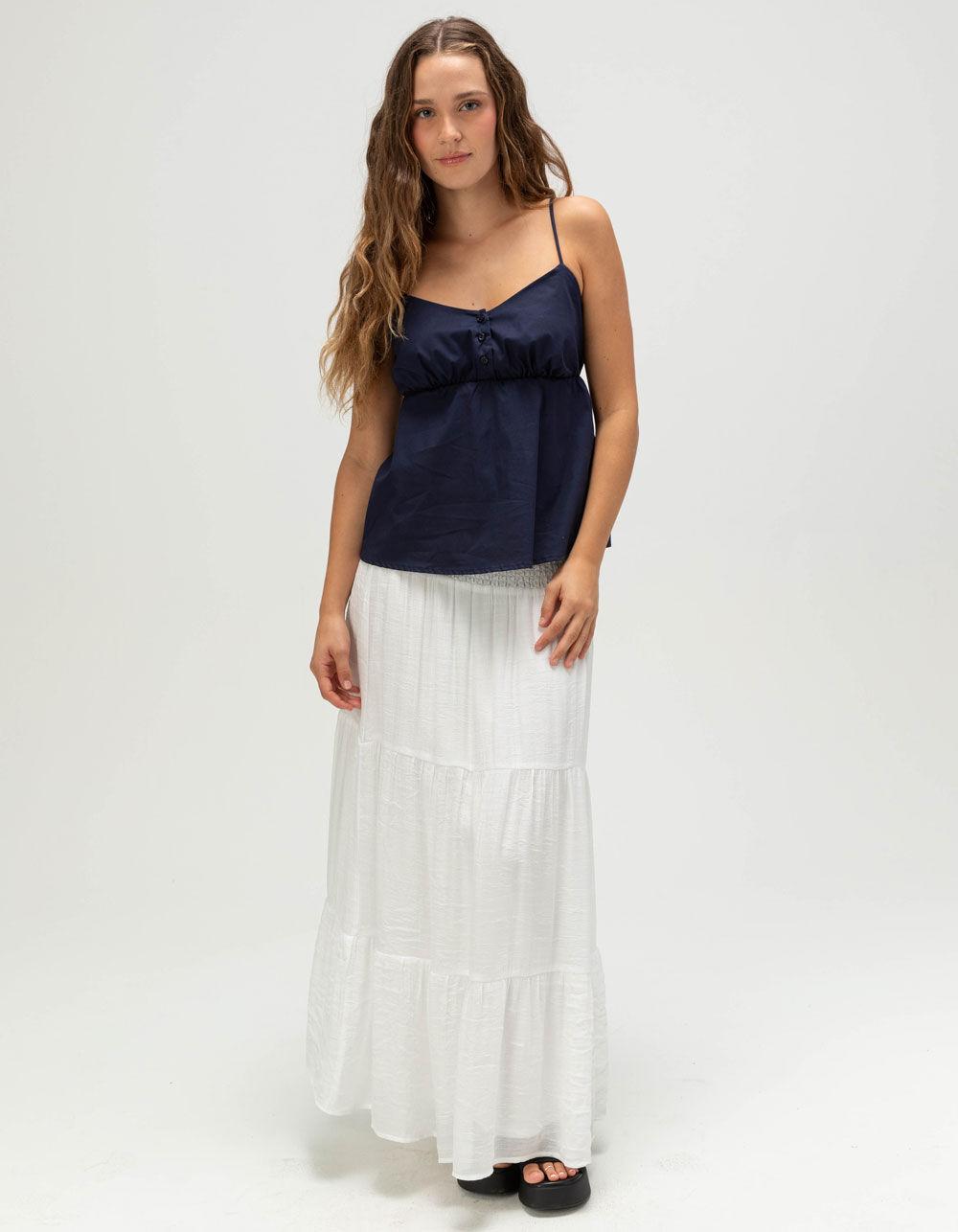 RSQ Womens Babydoll Cami - NAVY Product Image