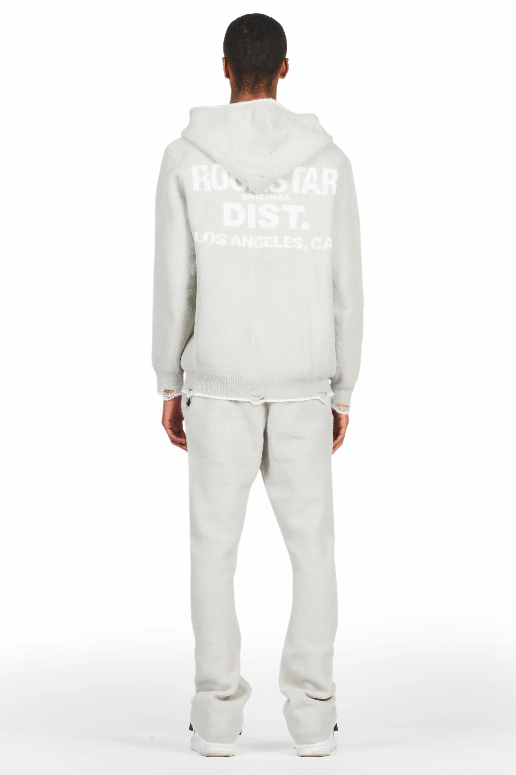 Lake Grey Mohair Knit Track Set Male Product Image