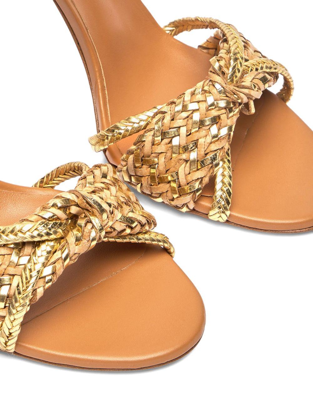 100mm braided-strap heeled sandals Product Image