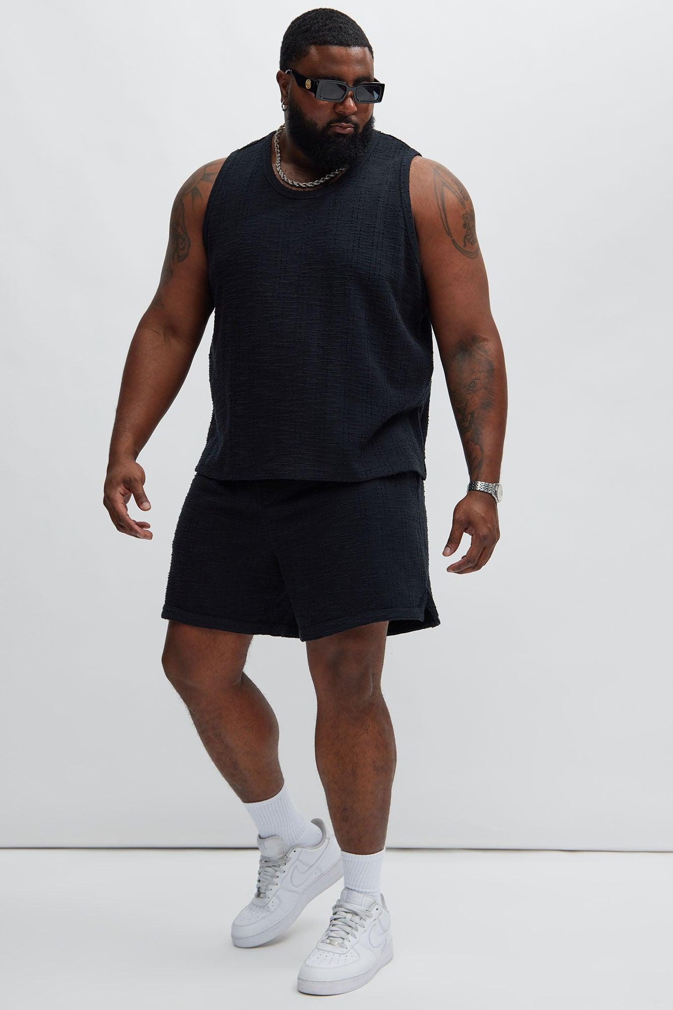 Jordan Textured Volley Shorts - Black Product Image