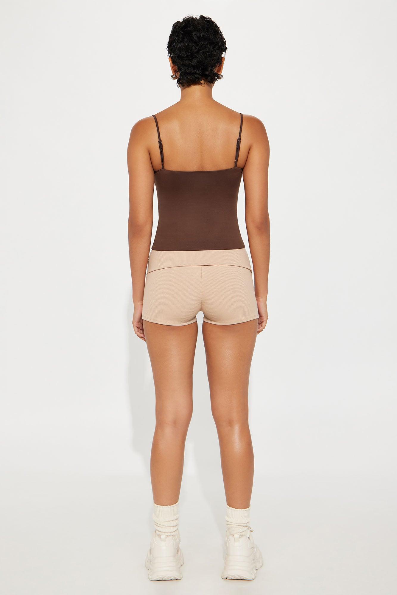 Contour Double Lined Cami Top - Chocolate Female Product Image