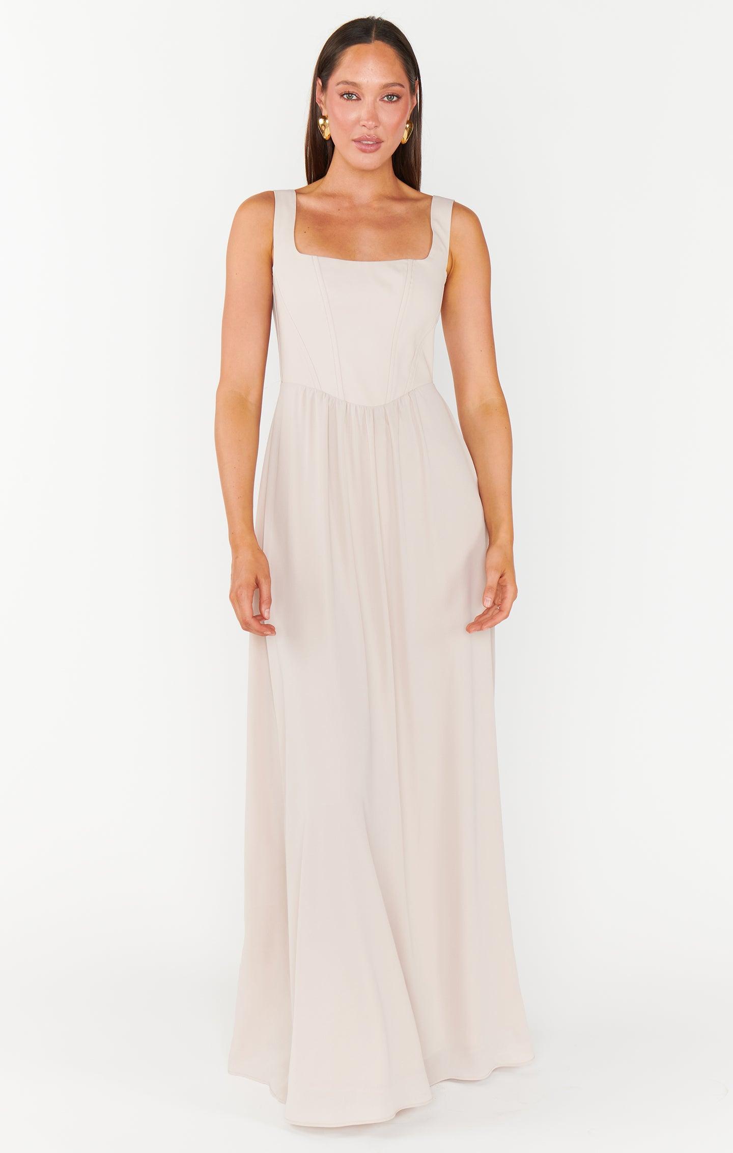 Nina Maxi Dress ~ Show Me the Ring Crisp Product Image
