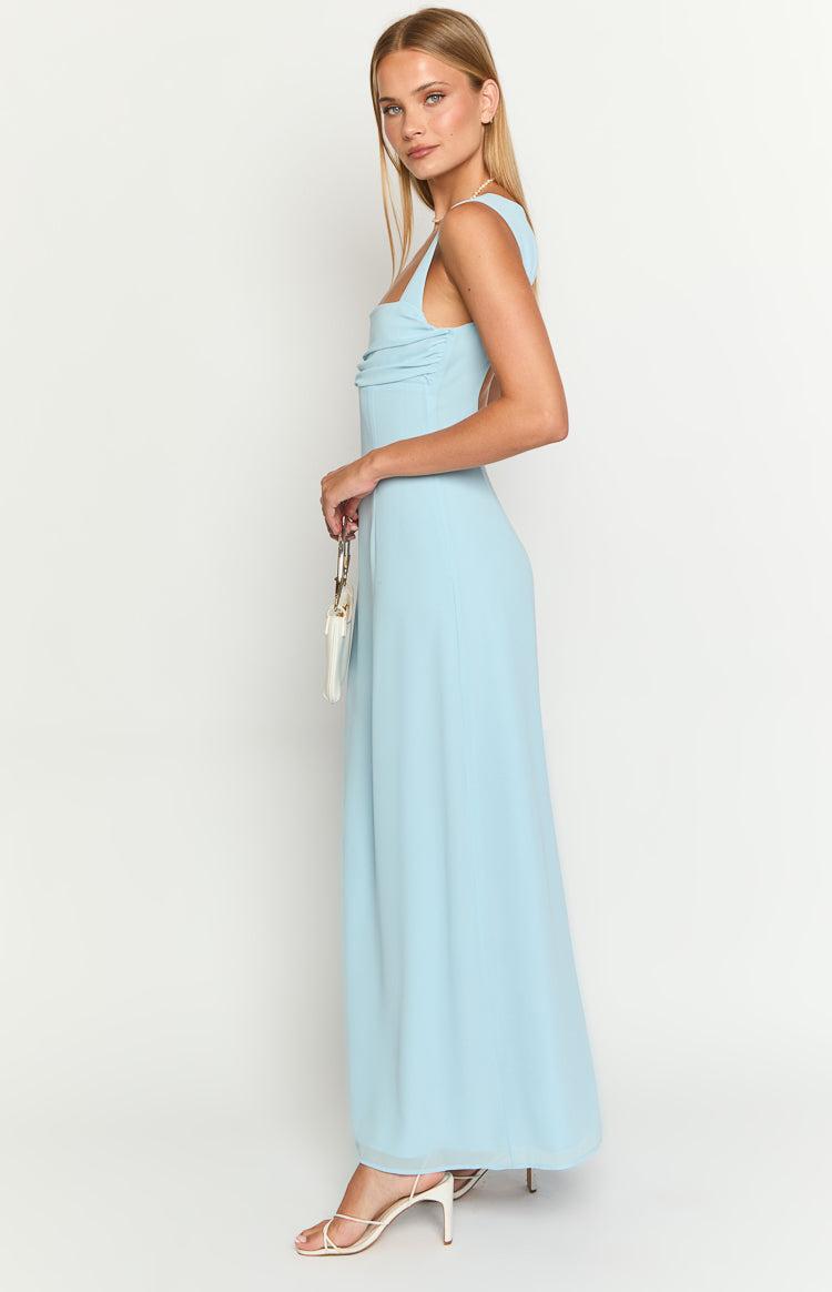 Misty Light Blue Maxi Dress Baby Product Image