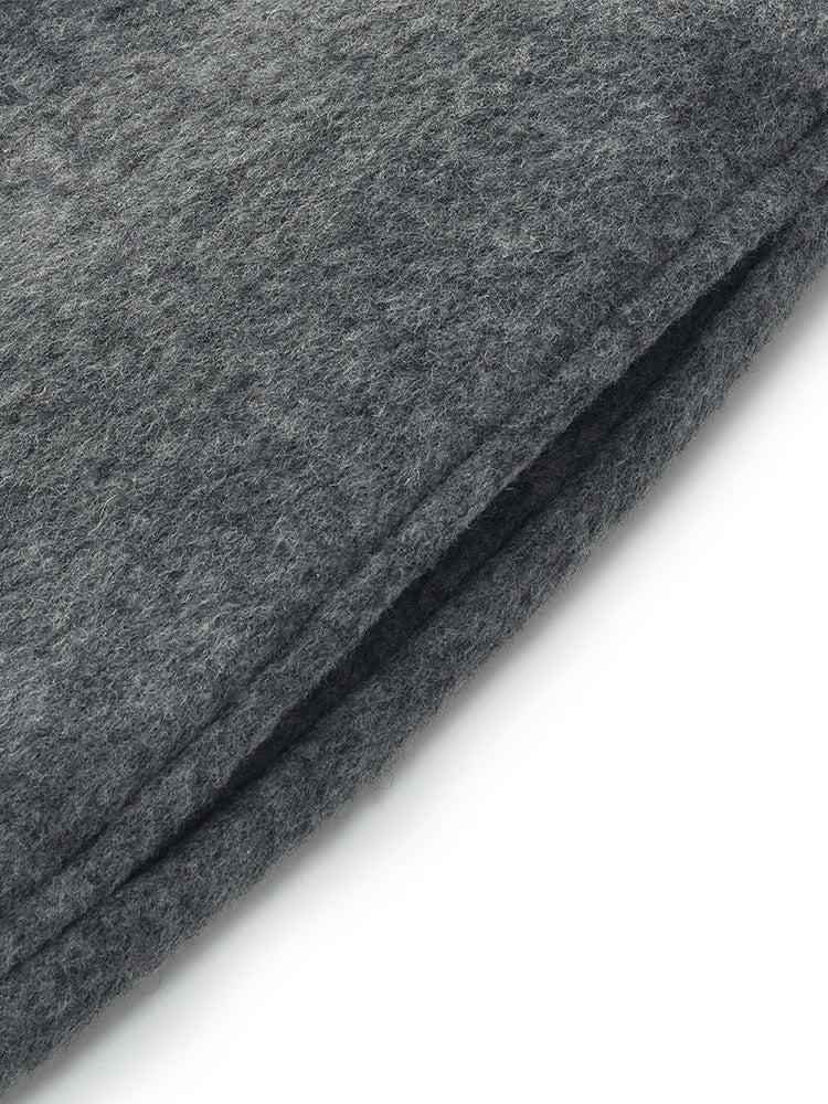 Wool Blend Women Overlength Knit Pants Product Image