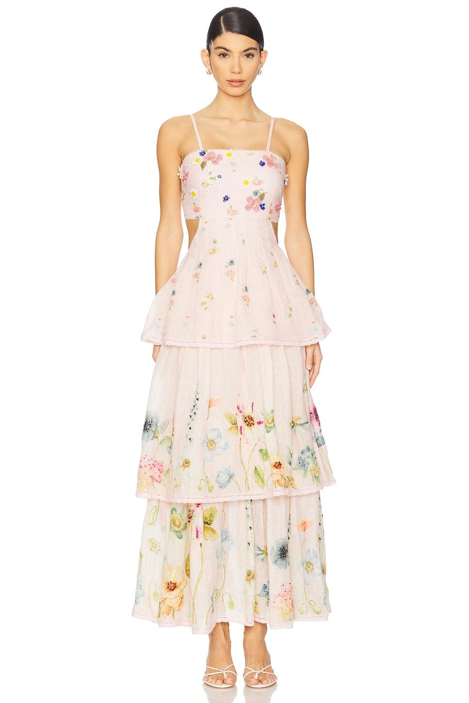 Garden Gala Tier Dress LA FUORI Product Image