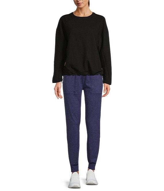 Kinesis High Rise Slim Sueded Jersey Moisture Wicking Pull-On Joggers Product Image