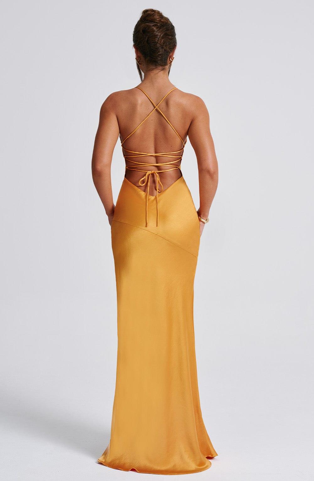 Isobel Maxi Dress - Tangerine Product Image