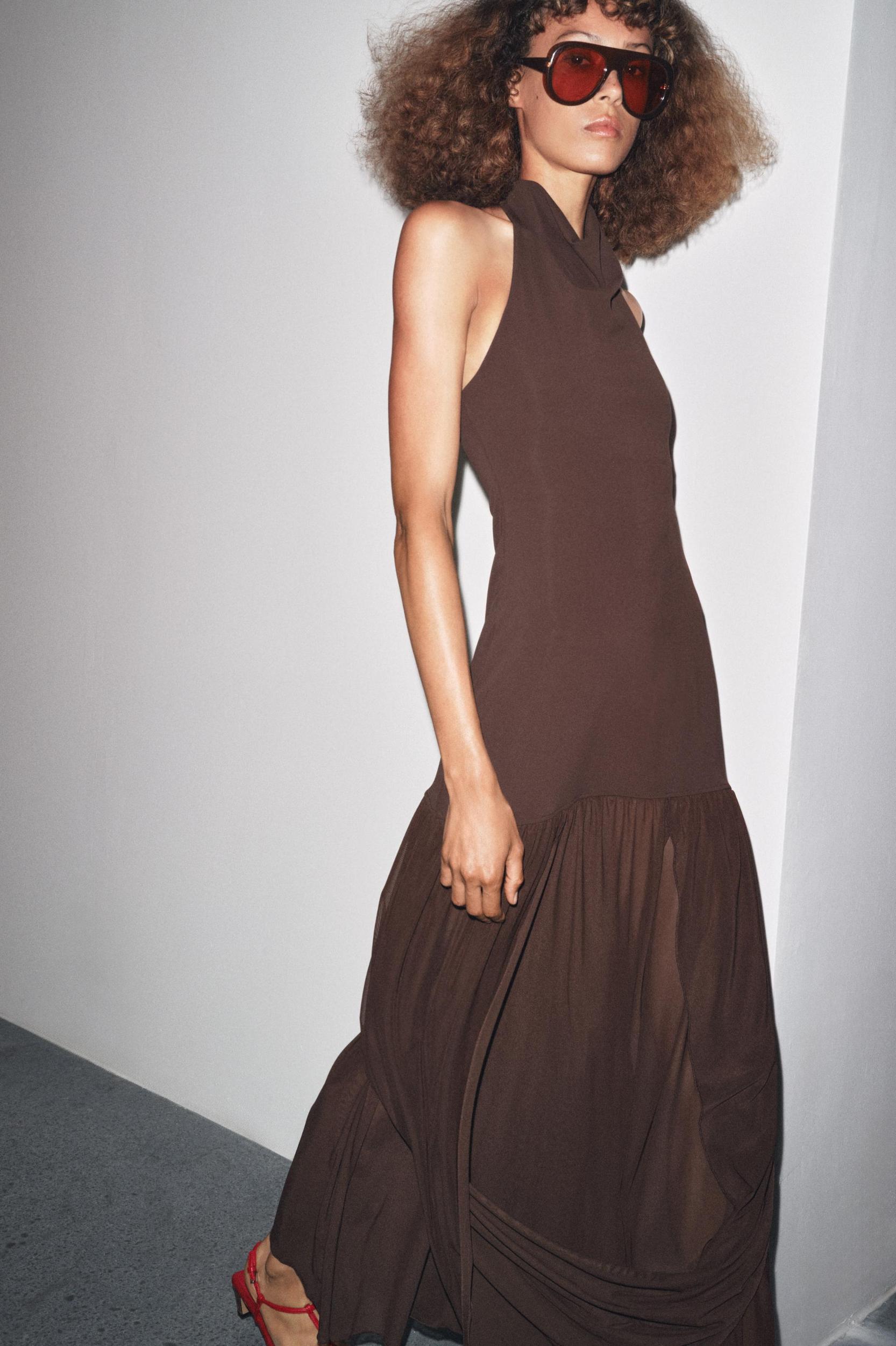 COMBINATION HALTER DRESS Product Image