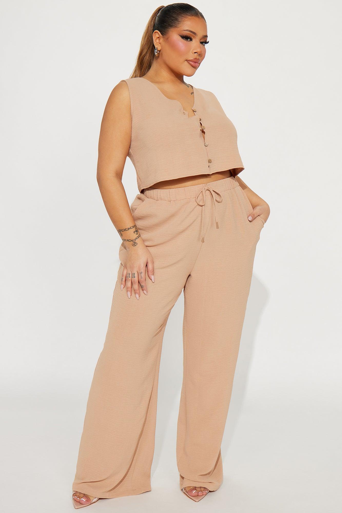 Good Memory Pant Set - Taupe Product Image