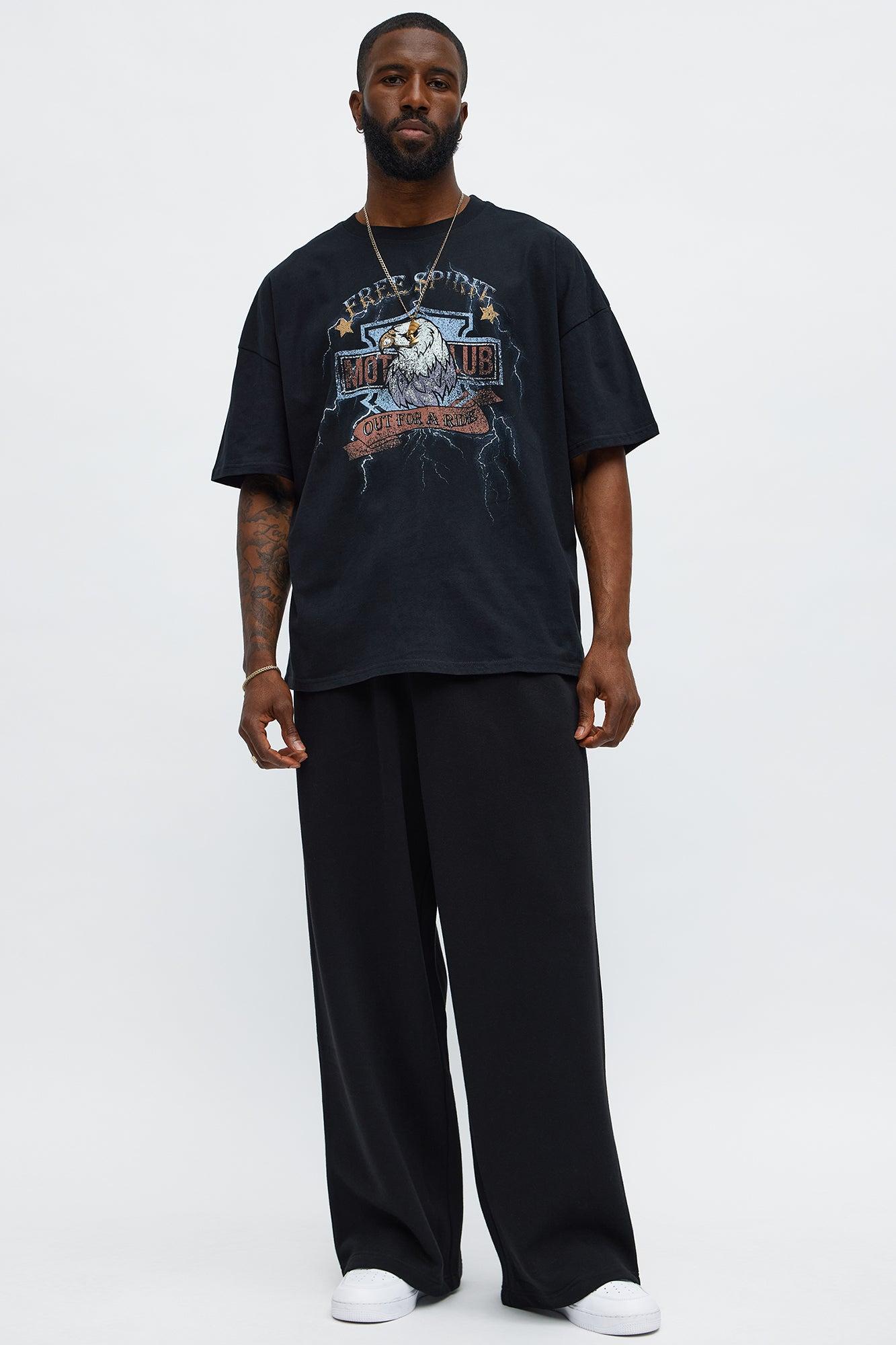 Tyson Baggy Pants - Black Male Product Image