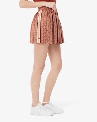 Monogram Jacquard Pleated Skirt Product Image