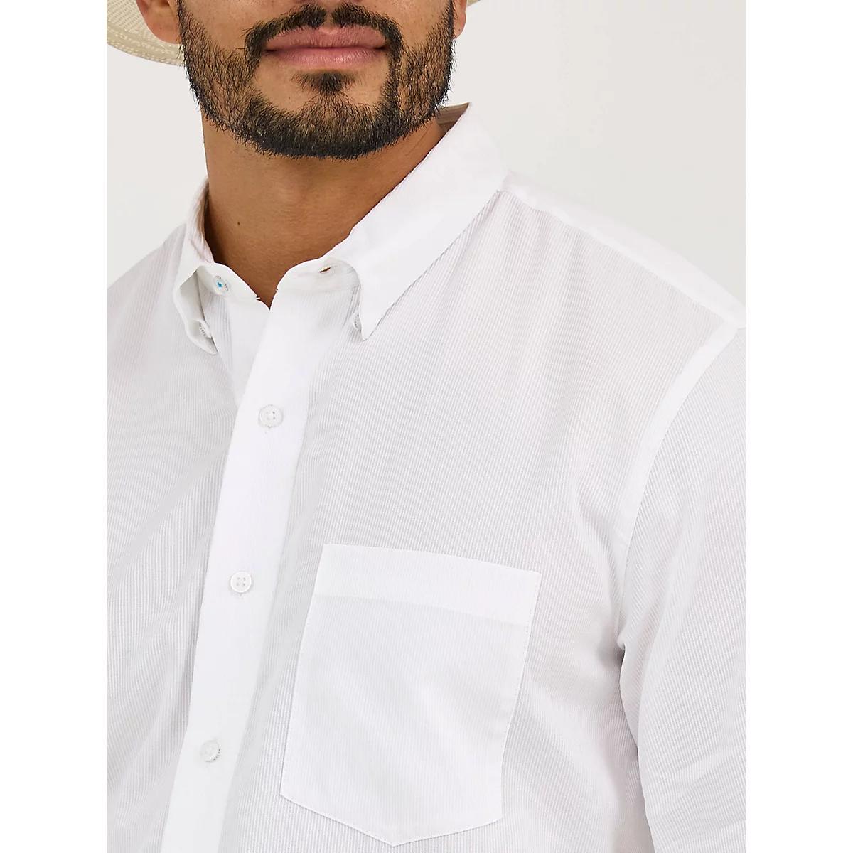 Men's Cody Johnson One Pocket Button Down Shirt in Ceramic Print Product Image