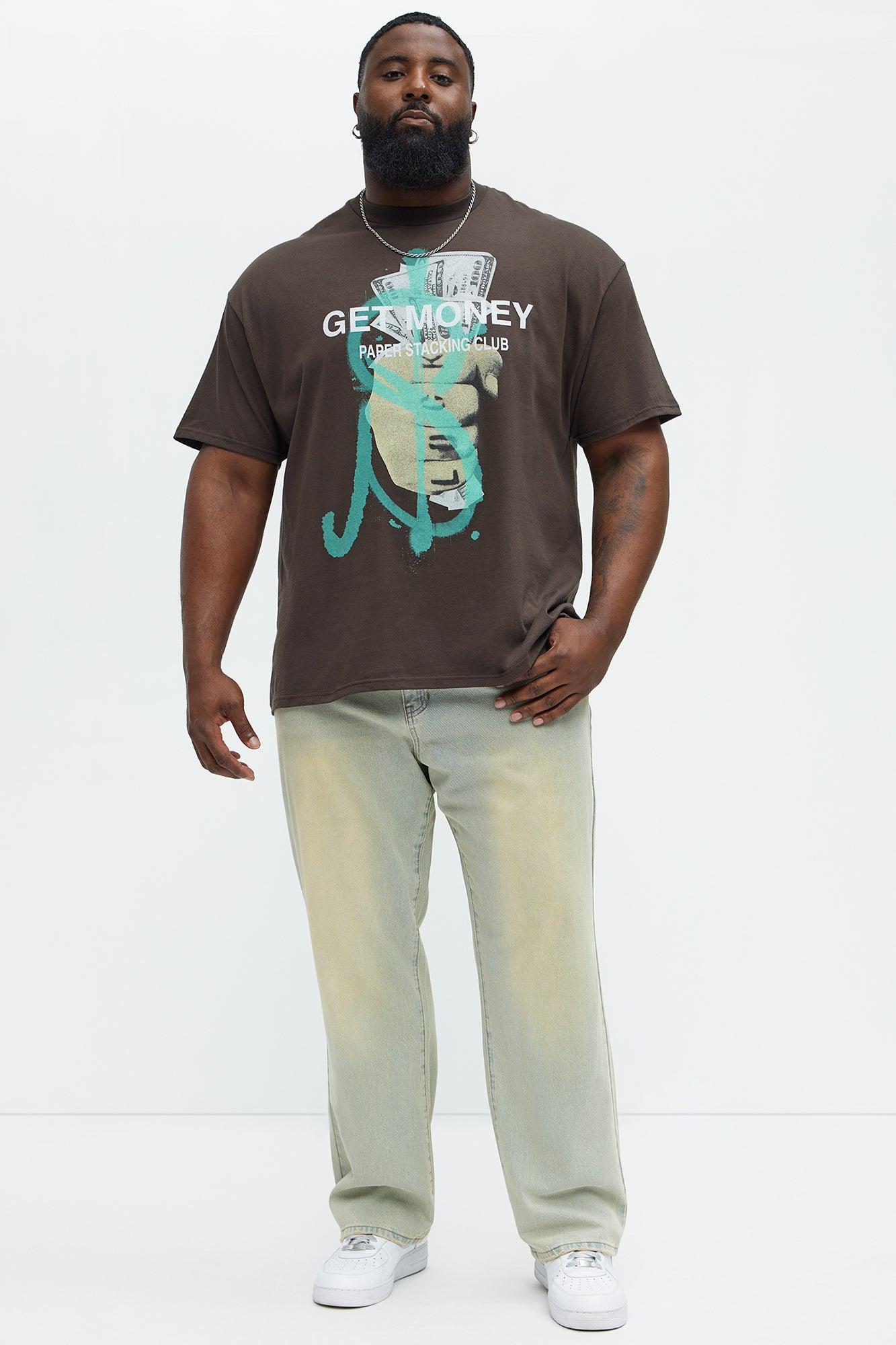 Drawstring Belt Straight Jeans - Vintage Blue Wash Product Image