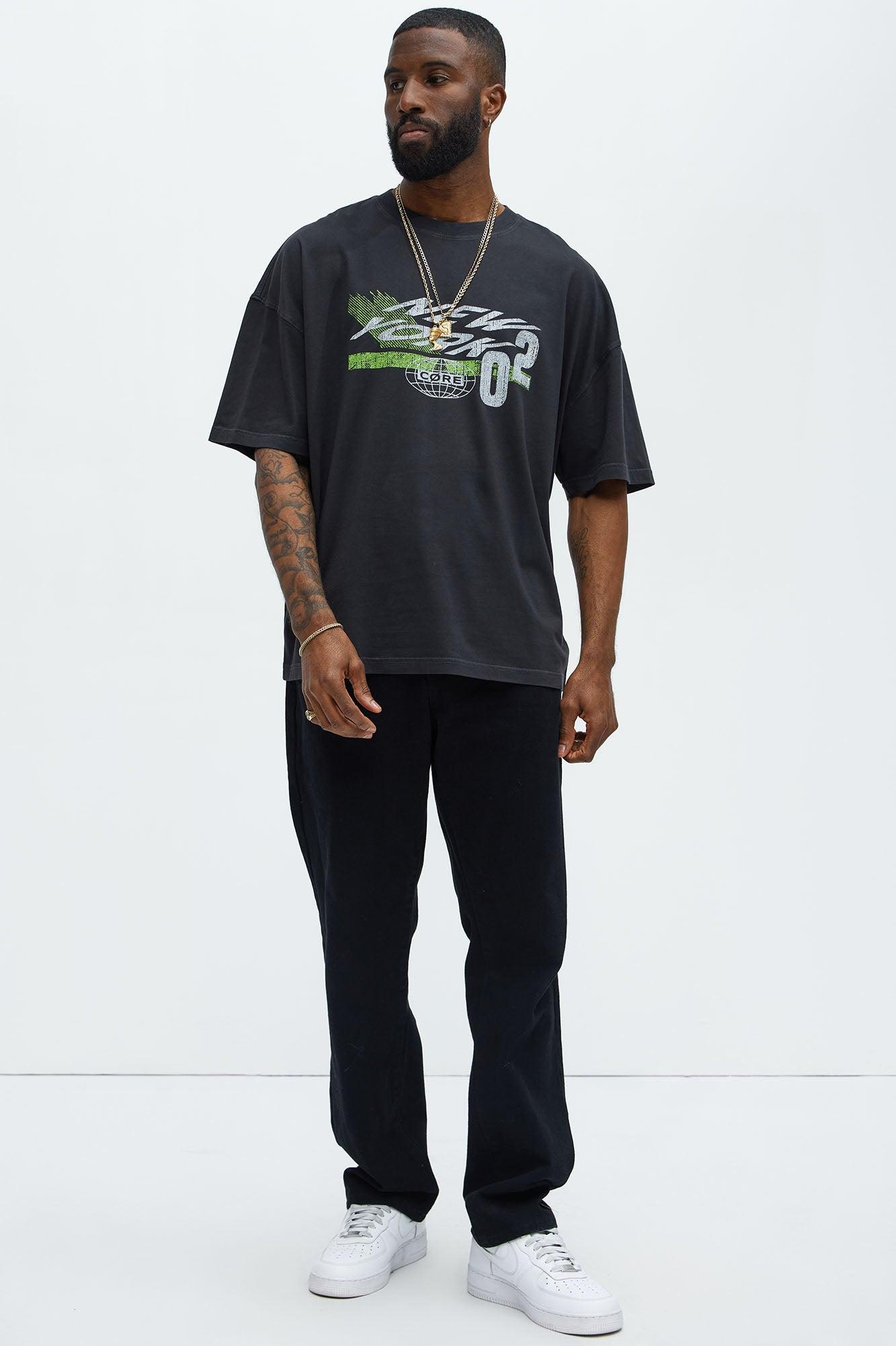 New York Core Oversized Short Sleeve Tee - Black Product Image