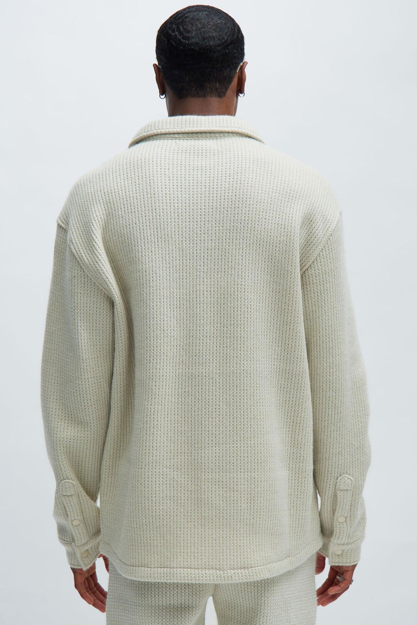 Otis Long Sleeve Shirt - Off White Product Image