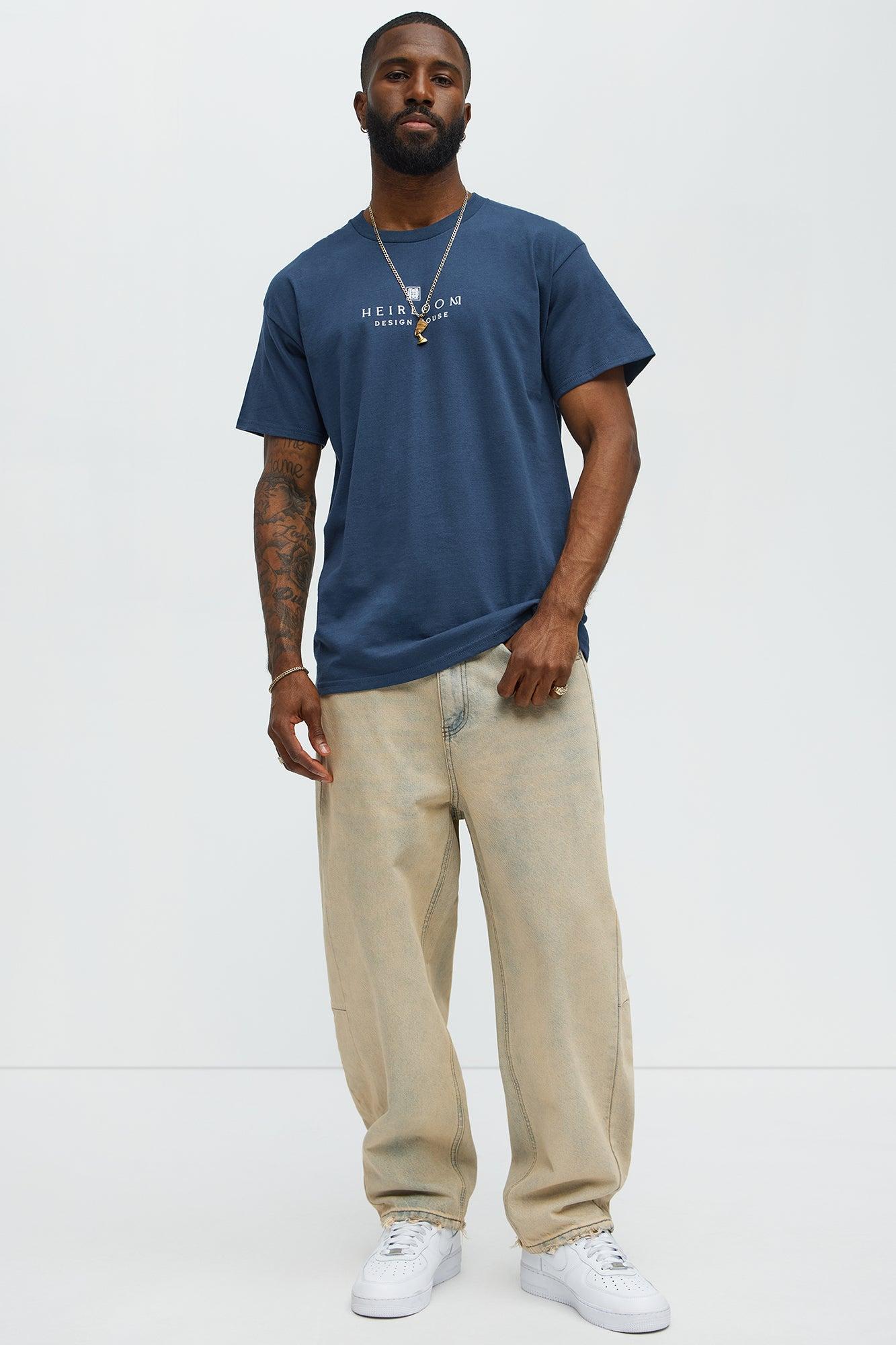 Heirloom Design House Short Sleeve Tee - Blue Male Product Image