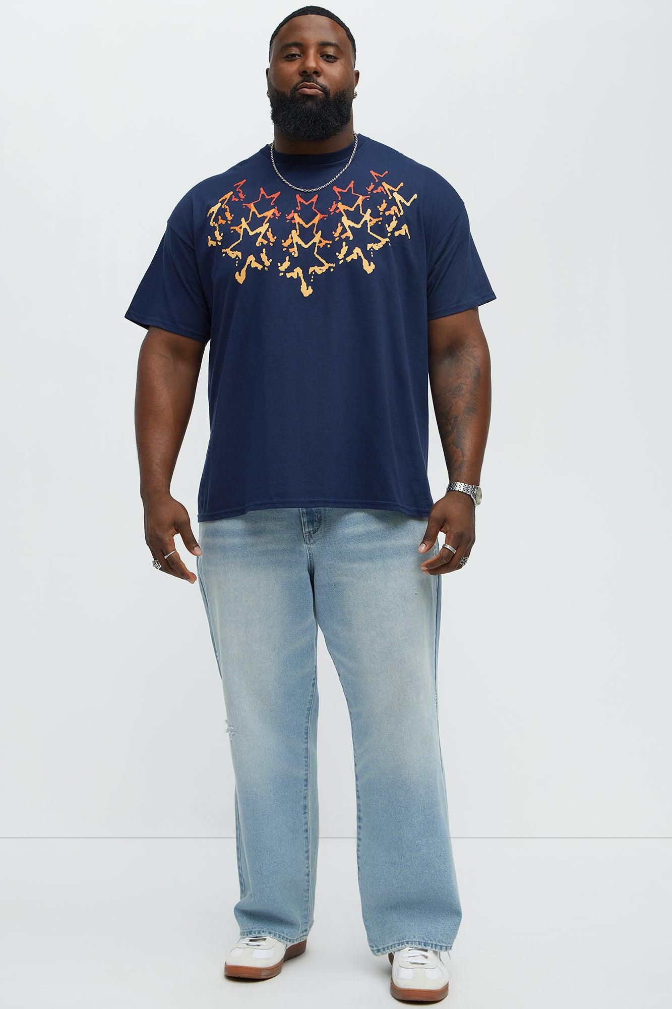 Stars Align Short Sleeve Tee - Navy Male Product Image
