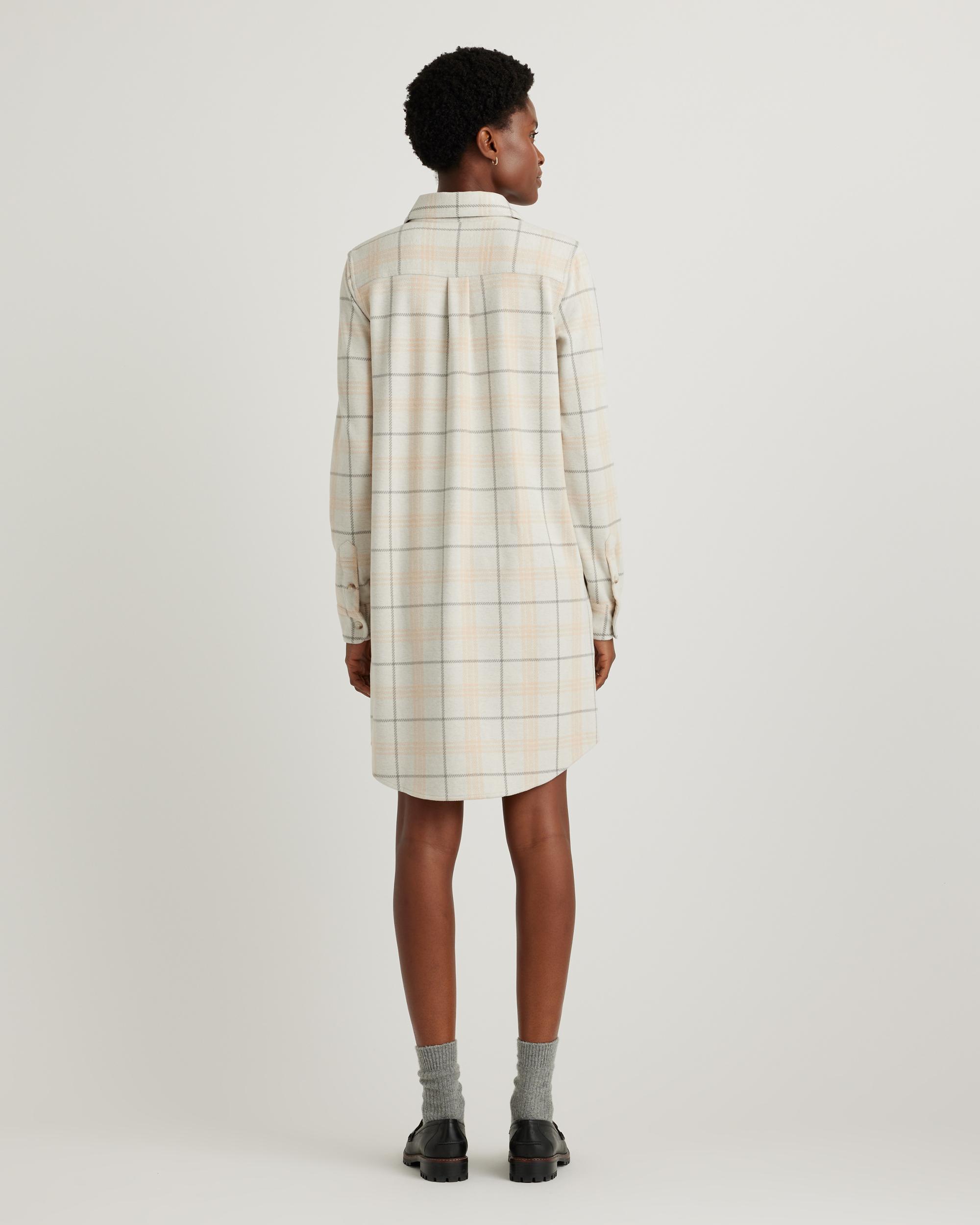 Quince | Women's Stretch Sweater Fleece Shirt Dress Size XL, Recycled Polyester Product Image