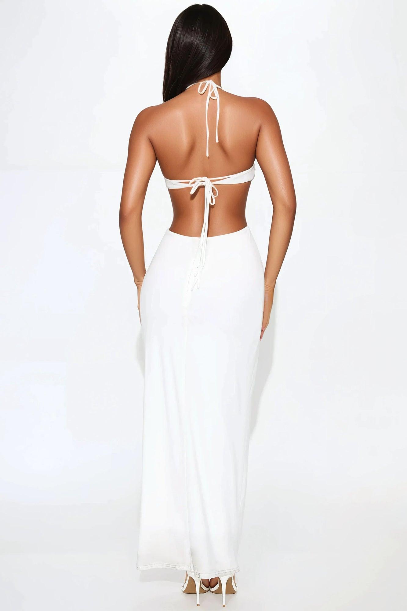 Summer Love Affair Maxi Dress - White Product Image
