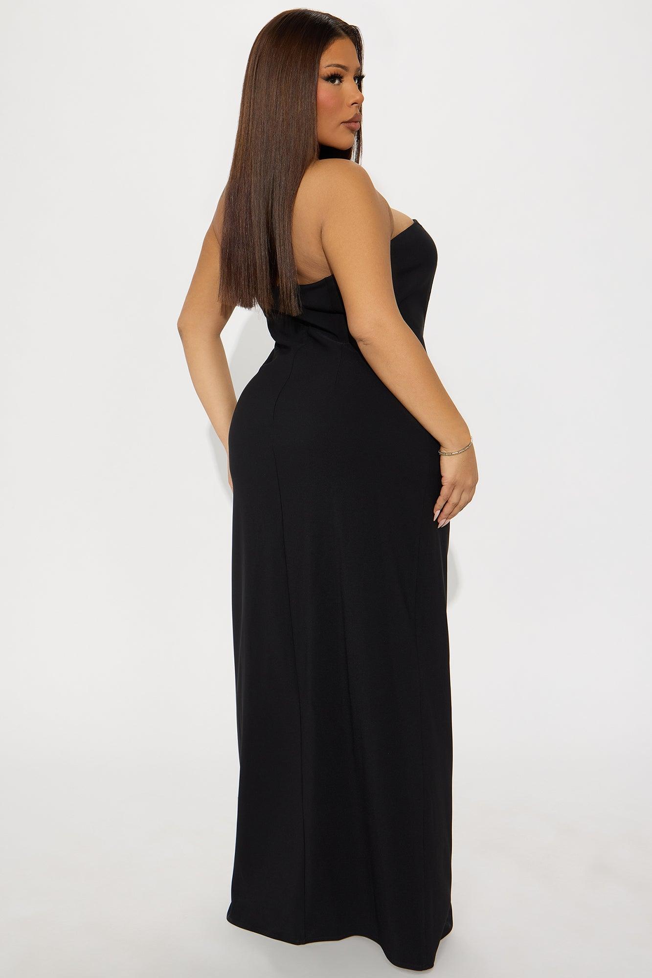 Tanya Maxi Tube Dress - Black Product Image