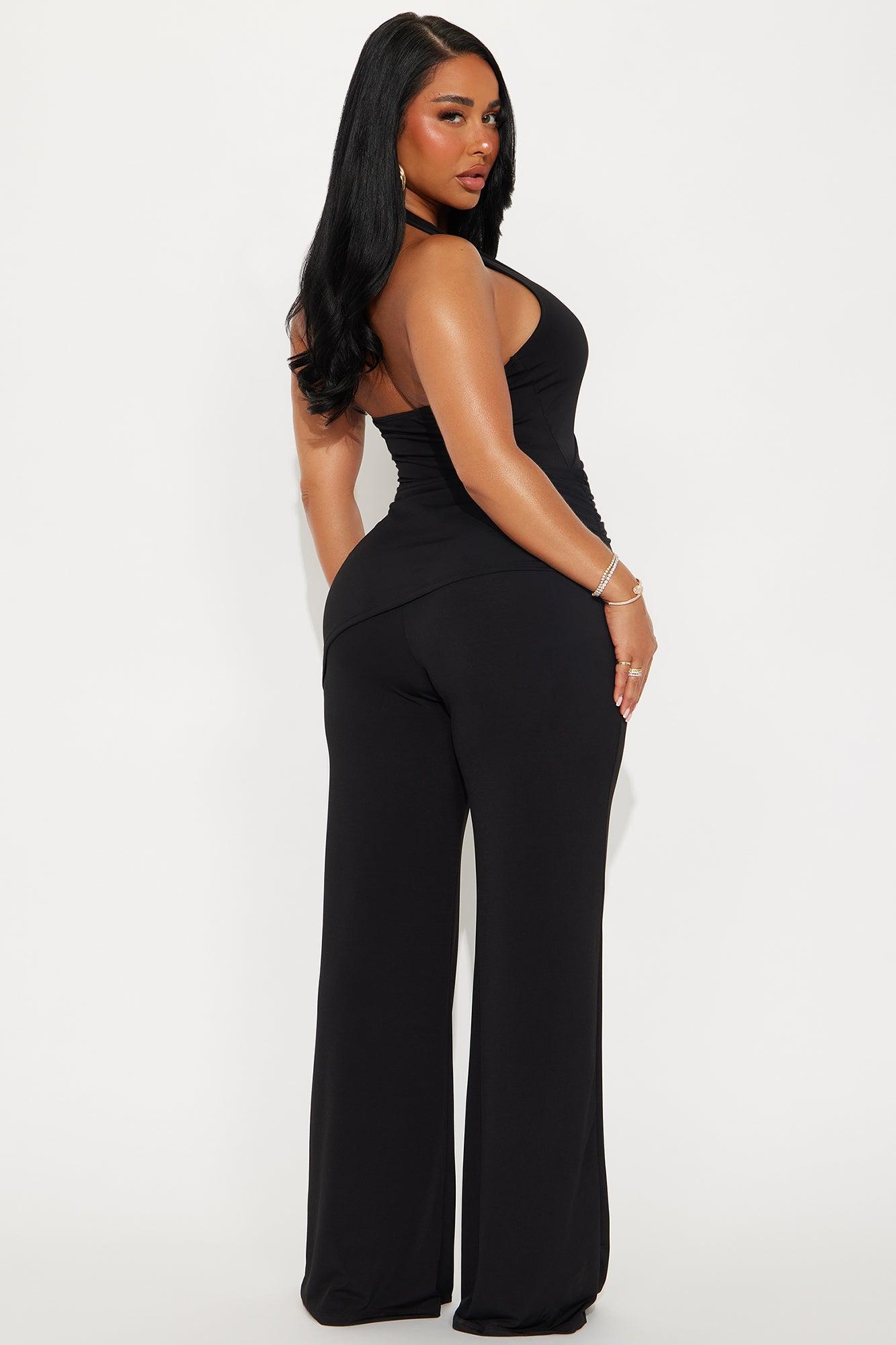 After Dark Fantasy Halter Jumpsuit - Black Female Product Image