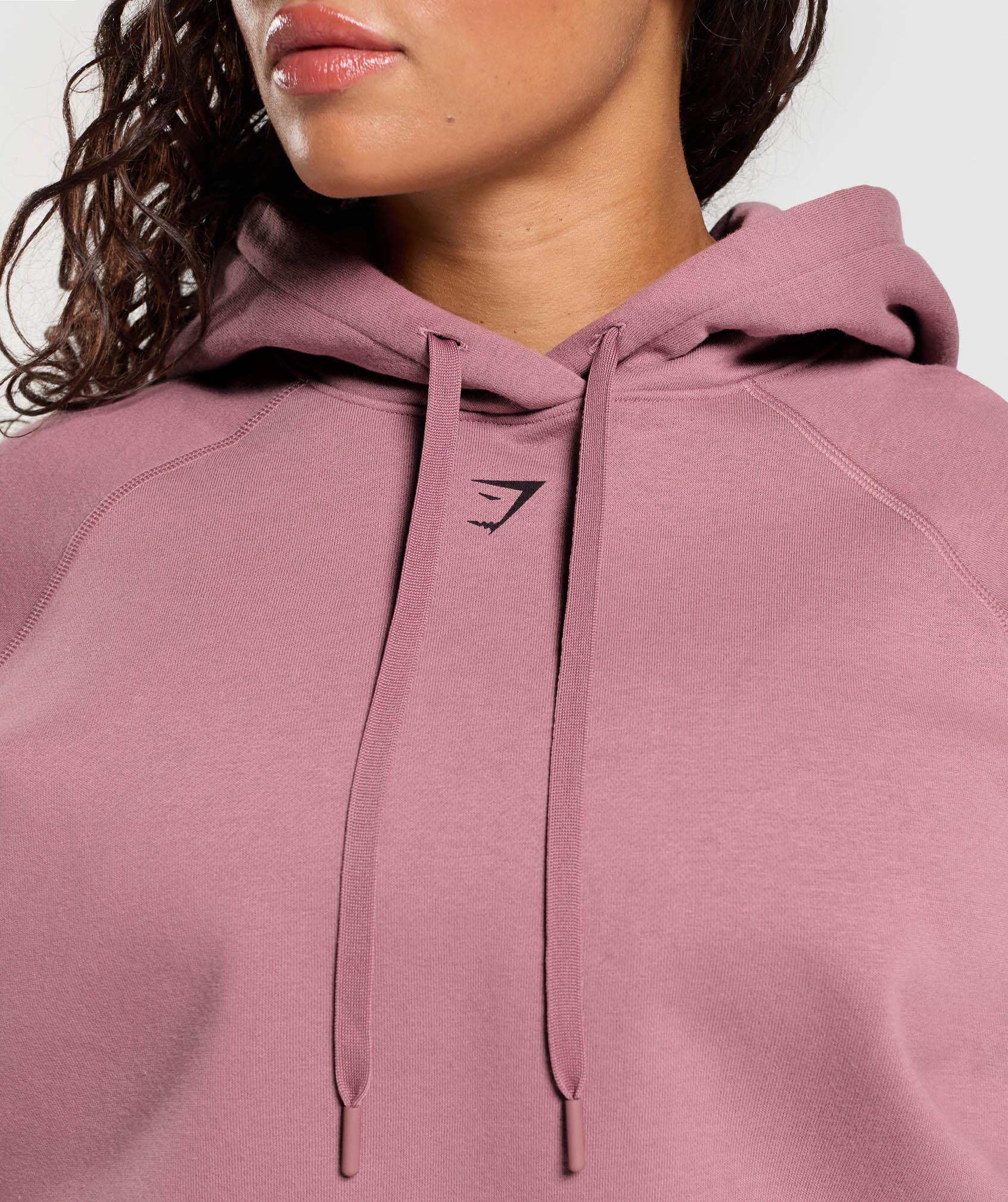 Gymshark Gritty Muscle Mommy Graphic Hoodie - Calm Pink Female Product Image