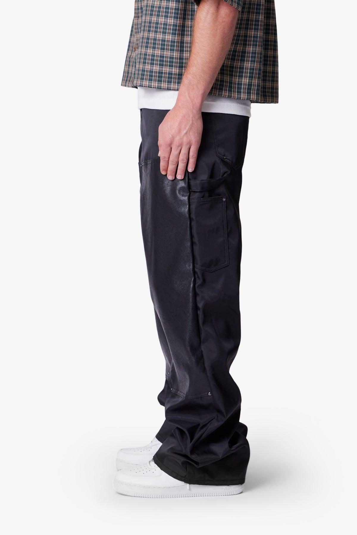 Ultra Baggy Nylon Work Pants - Black Product Image