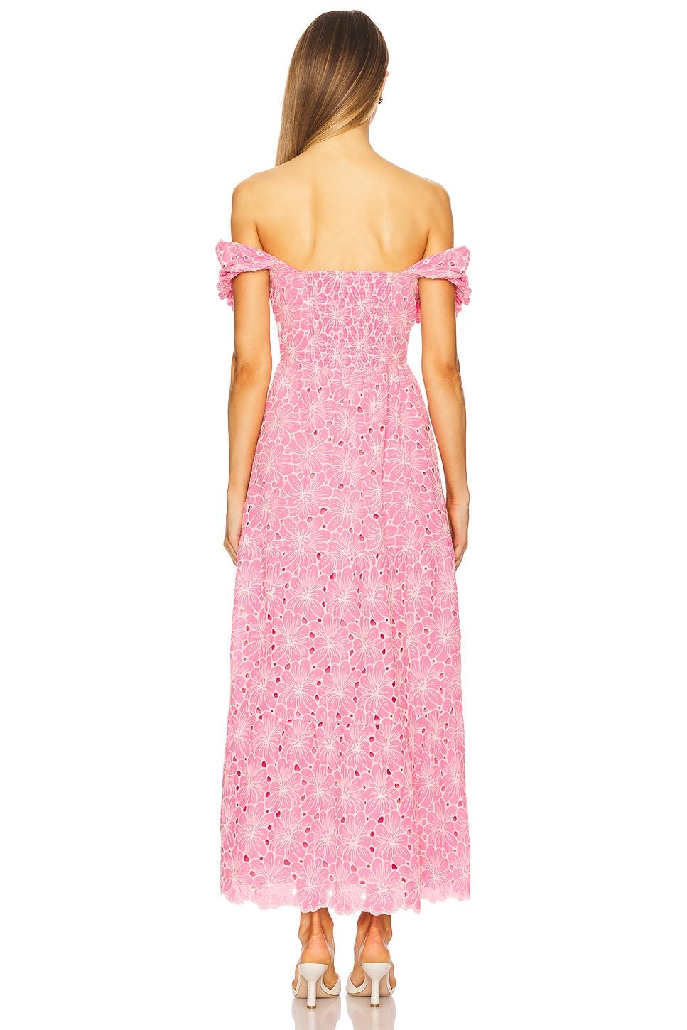 Tasia Maxi Dress Line & Dot Product Image