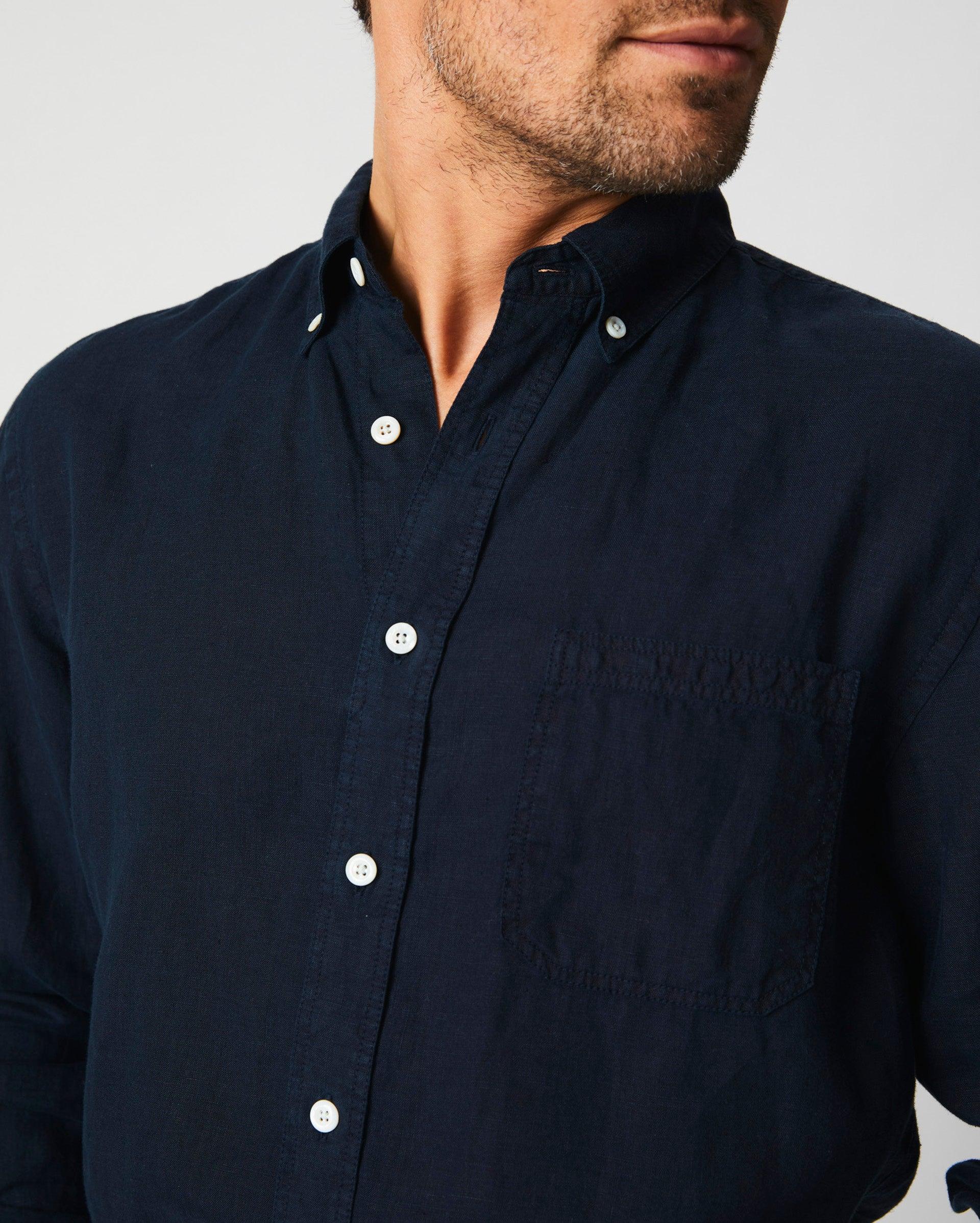 Tuscumbia Linen Shirt Button Down -  Product Image