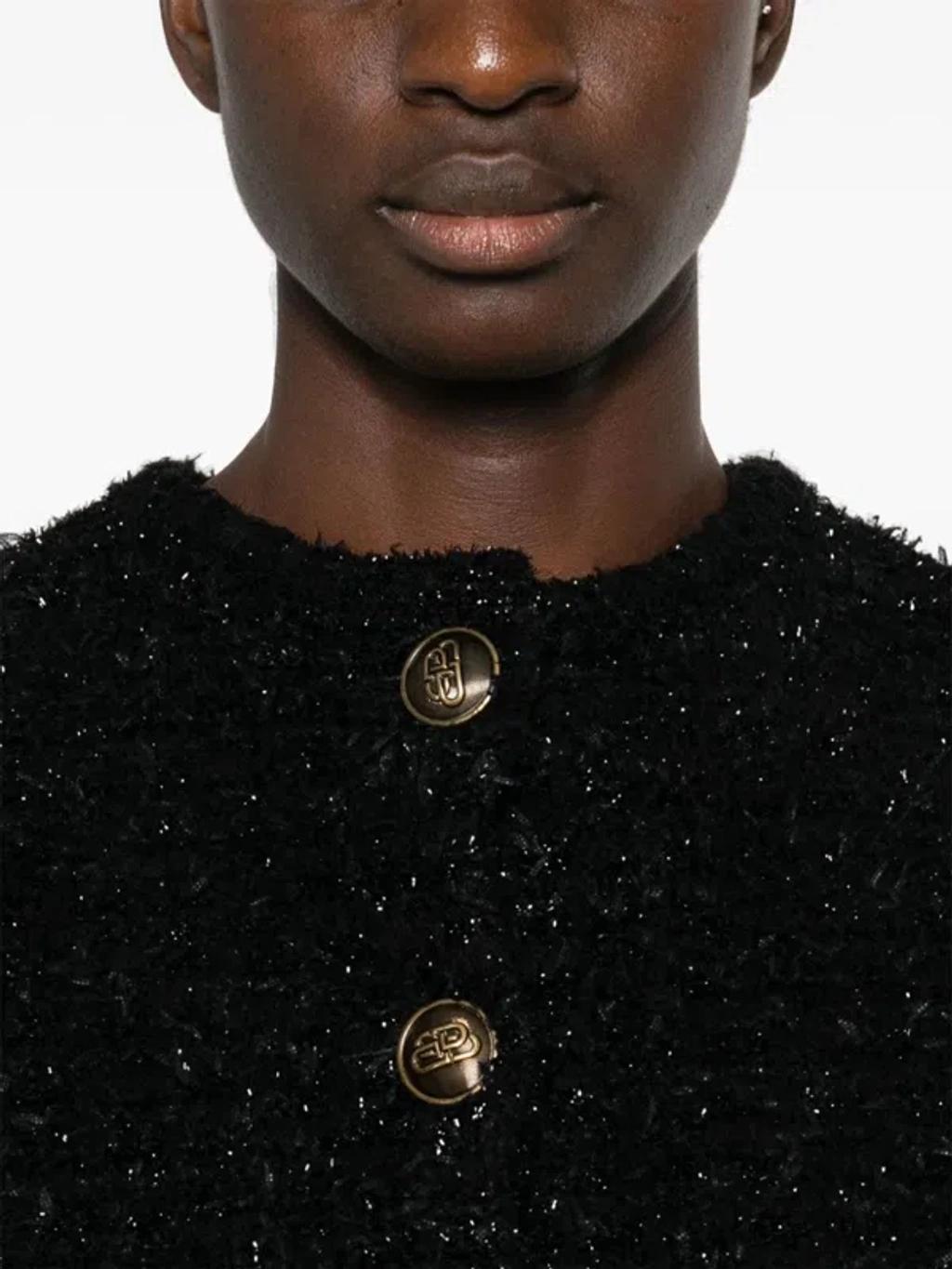 BALENCIAGA Moncler Grenoble Dark Beige Bonnieure Bomber Jacket In Black Product Image