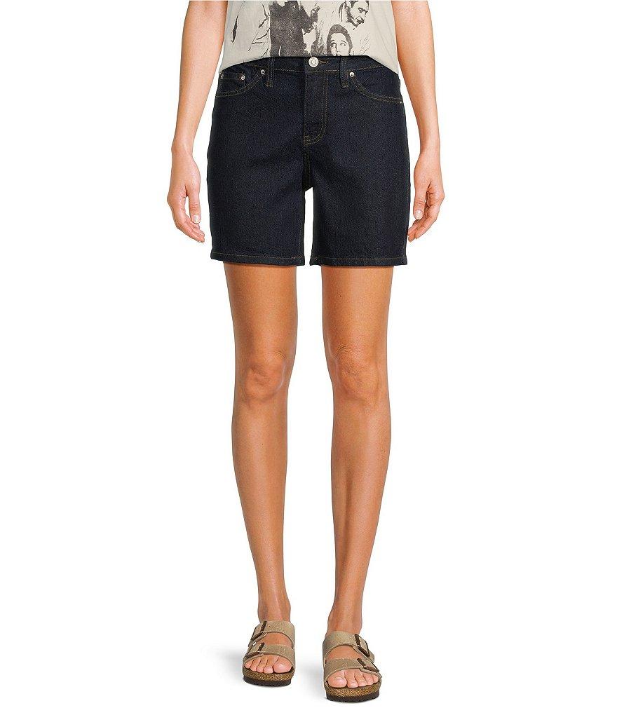 YMI Jeanswear Mid Rise 5-Pocket Shorts Product Image