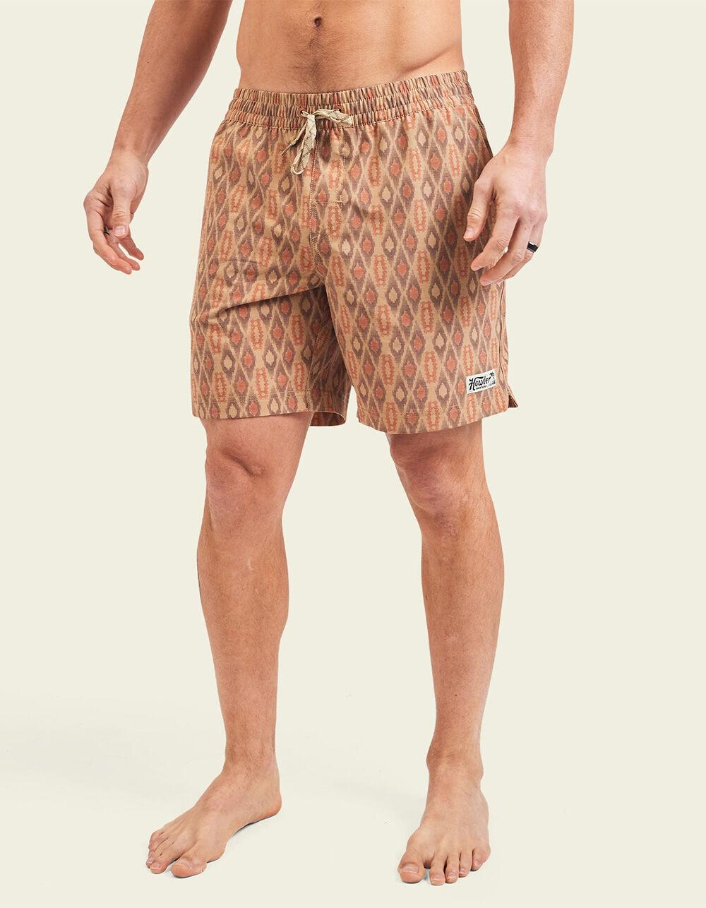 HOWLER BROTHERS Deep Set Mens Boardshorts - BRN/ORANGE Product Image