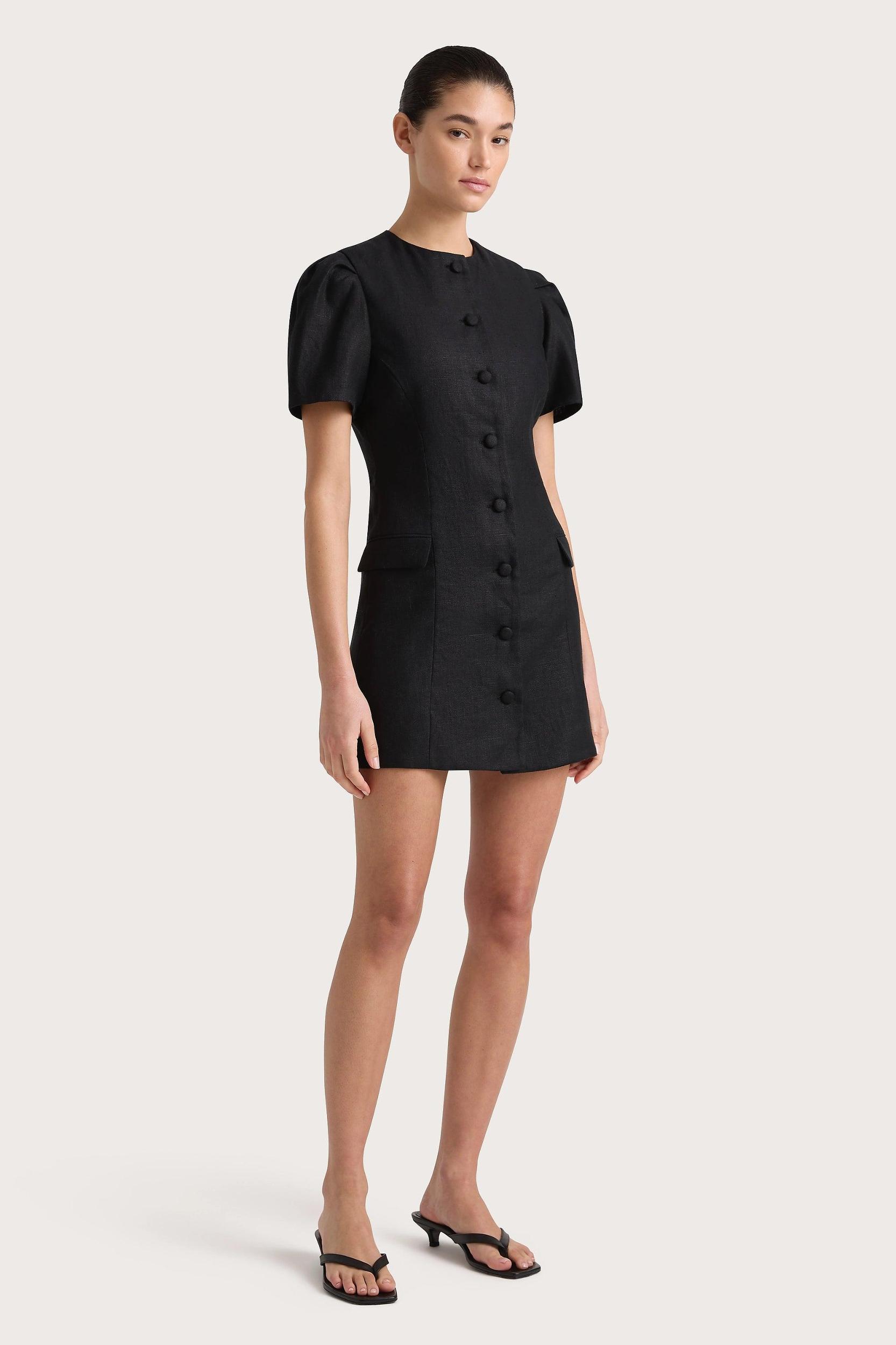 Emma Mini Dress Black - Final Sale Product Image