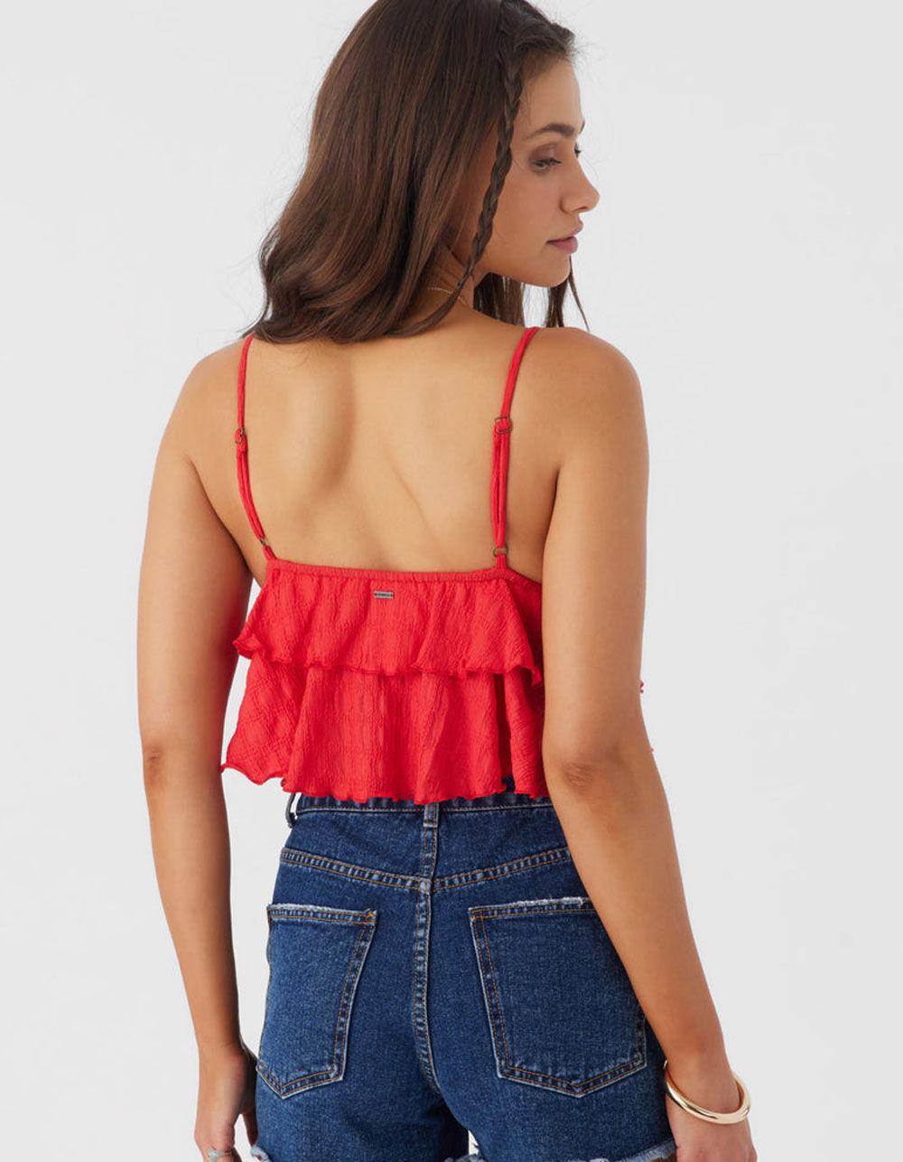 O'NEILL Chloey Womens Top - RED Product Image