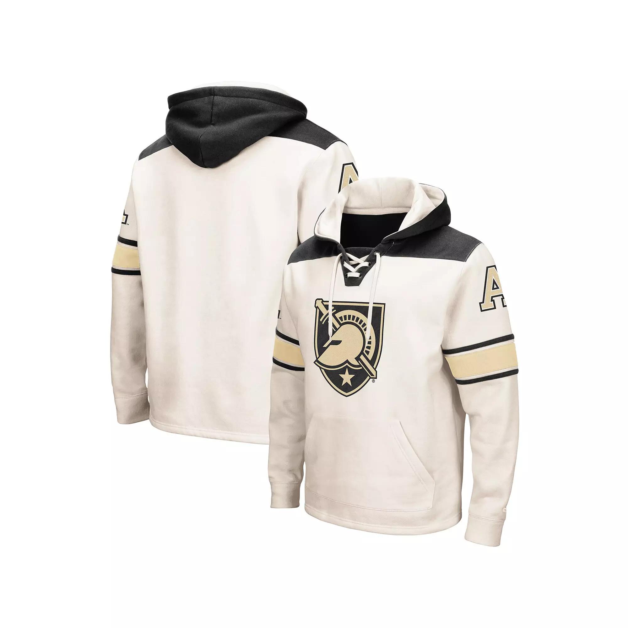 Men's Colosseum Cream Texas A&M Aggies 2.0 Lace-Up Hoodie,  Product Image